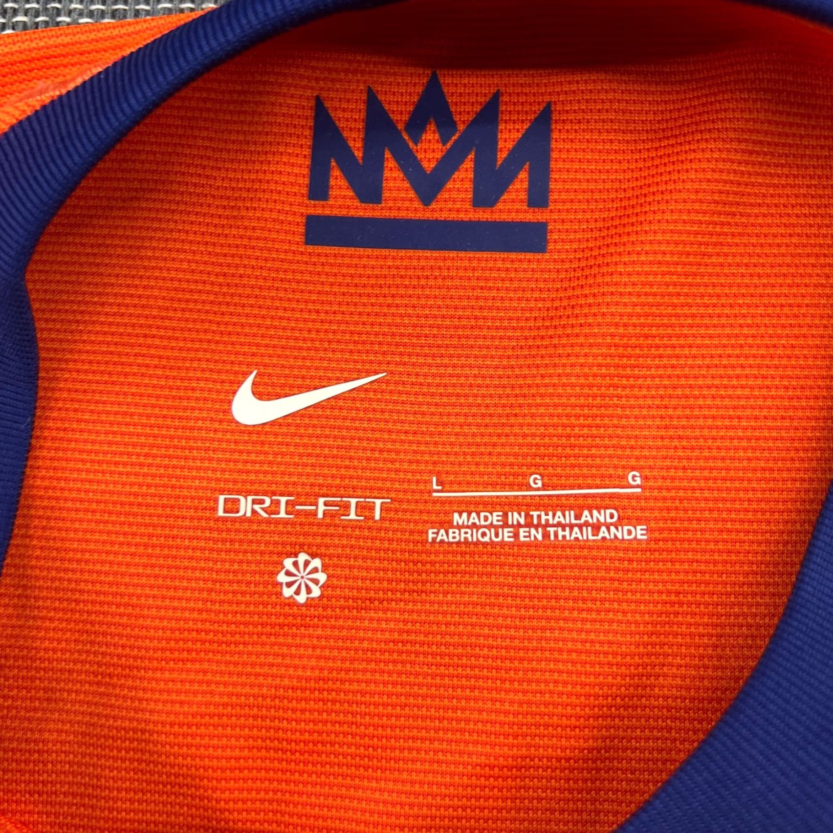 Nike Nike Netherlands 2024 2025 Home Football Jersey Mens L Orange T-Shirt Nike Size US L / EU 52-54 / 3 - 5 Thumbnail