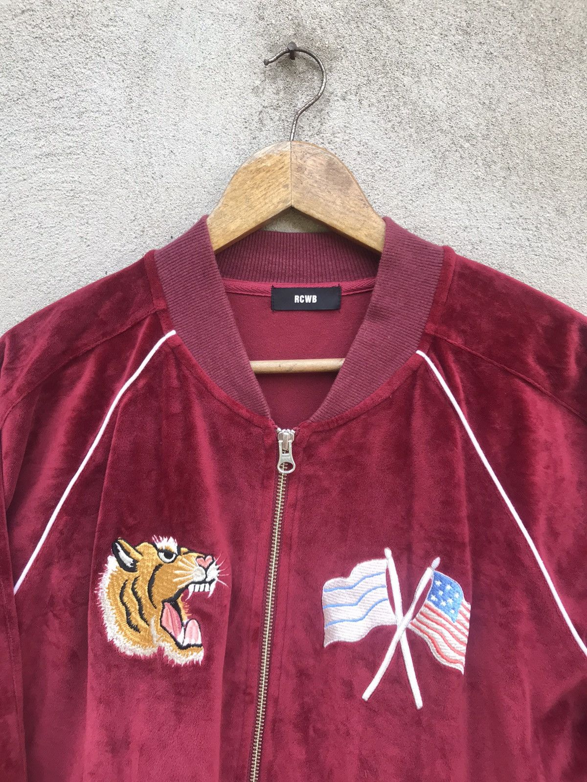 Japanese Brand RODEO CROWNS SKATE SOUVENIR SUKAJAN TIGER SATIN JACKET Size US S / EU 44-46 / 1 - 8 Thumbnail