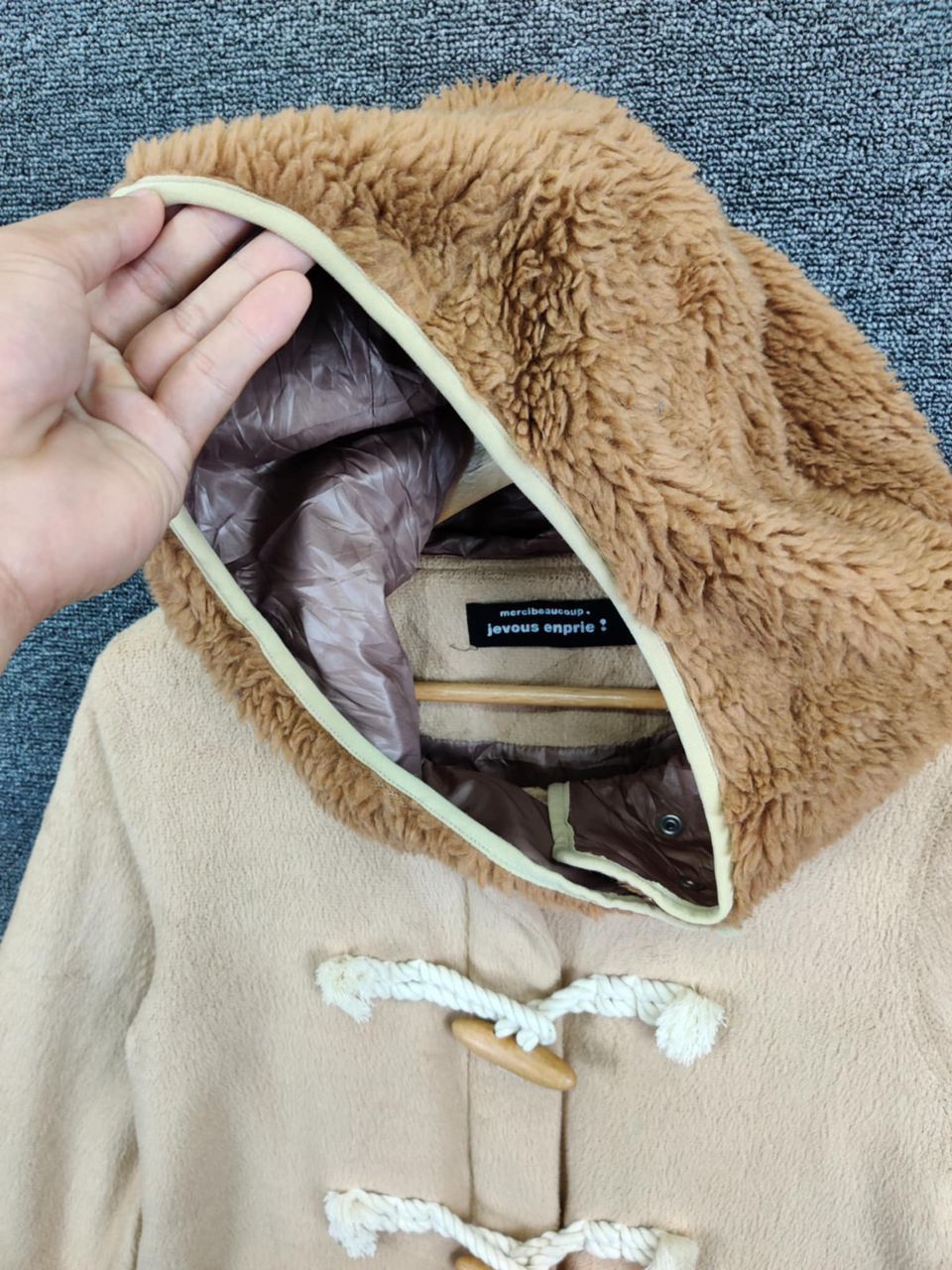 mercibeaucoup Vintage Mercibeaucoup Jevous Enpire Duffle Fleece Jacket Size US M / EU 48-50 / 2 - 7 Thumbnail