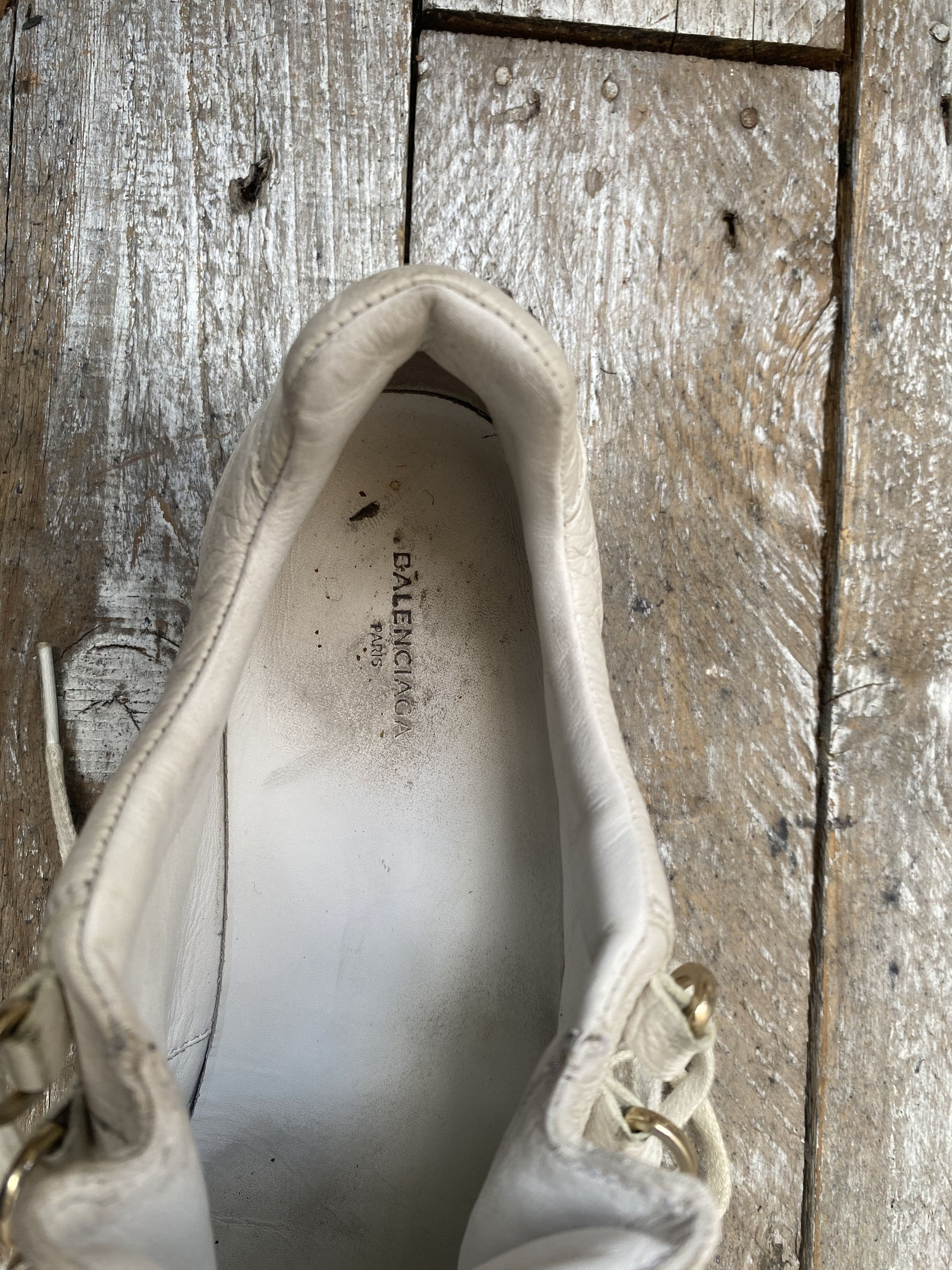 Balenciaga Balenciaga arena white low-top sneakers sz 36 Size US 6 / IT 36 - 18 Thumbnail