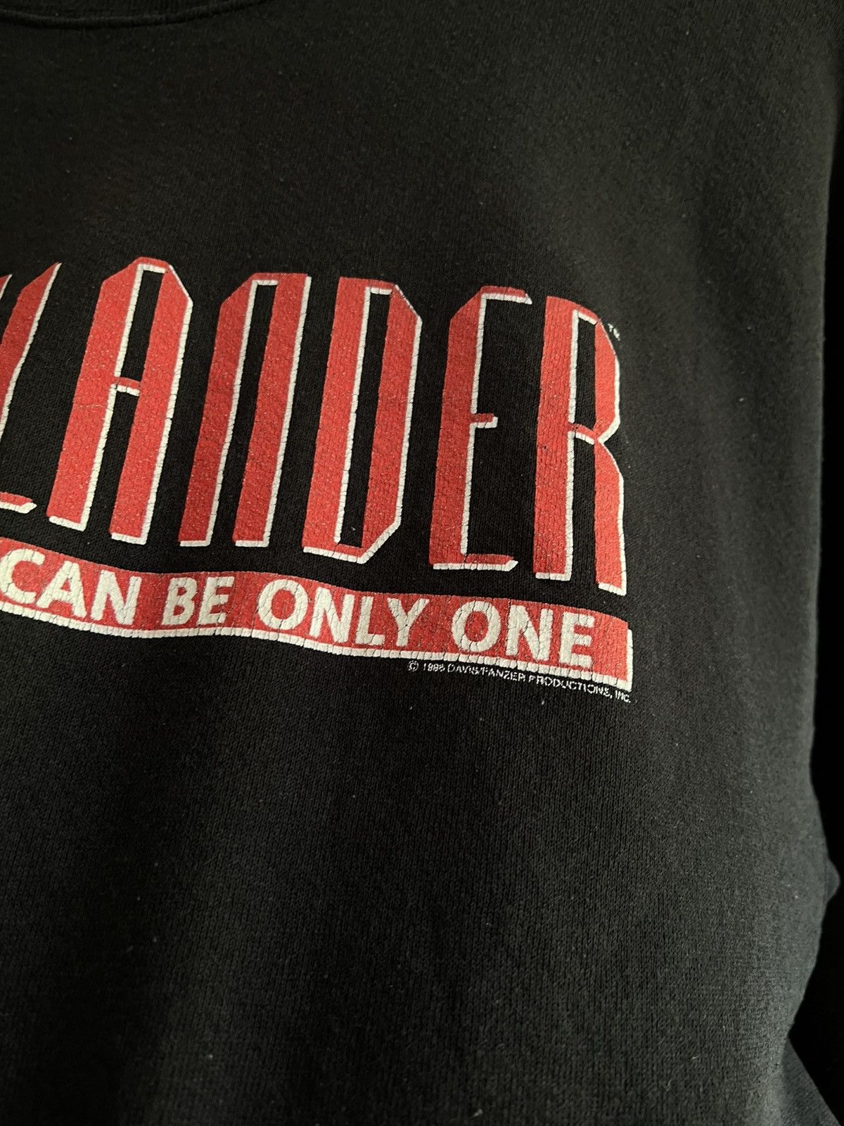 Vintage 1986 Highlander There Can Only Be One Promo Crewneck Size US XL / EU 56 / 4 - 2 Thumbnail