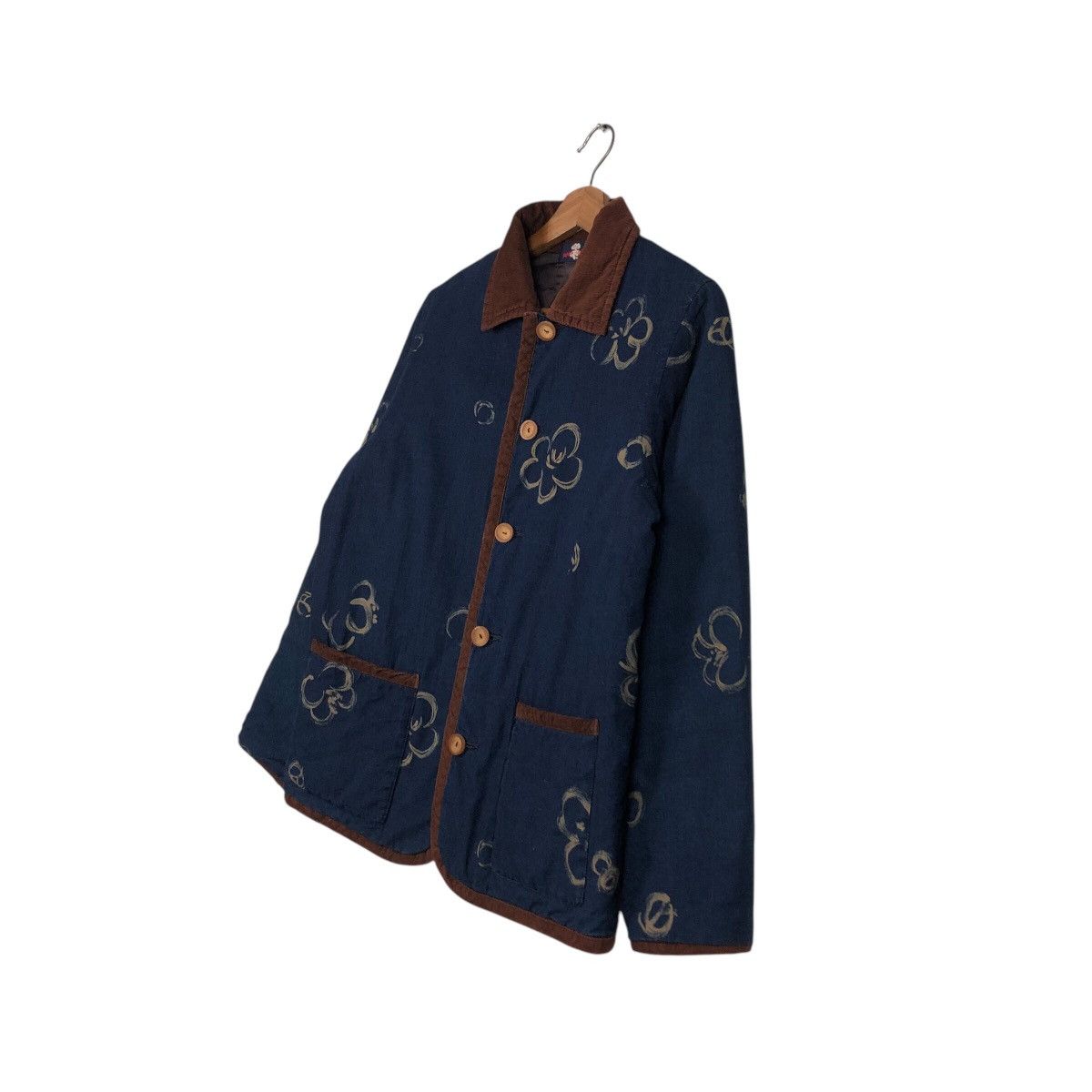 45rpm 📌Vintage Indigo Denim Button Chore Jacket Japan Made Size US M / EU 48-50 / 2 - 3 Thumbnail