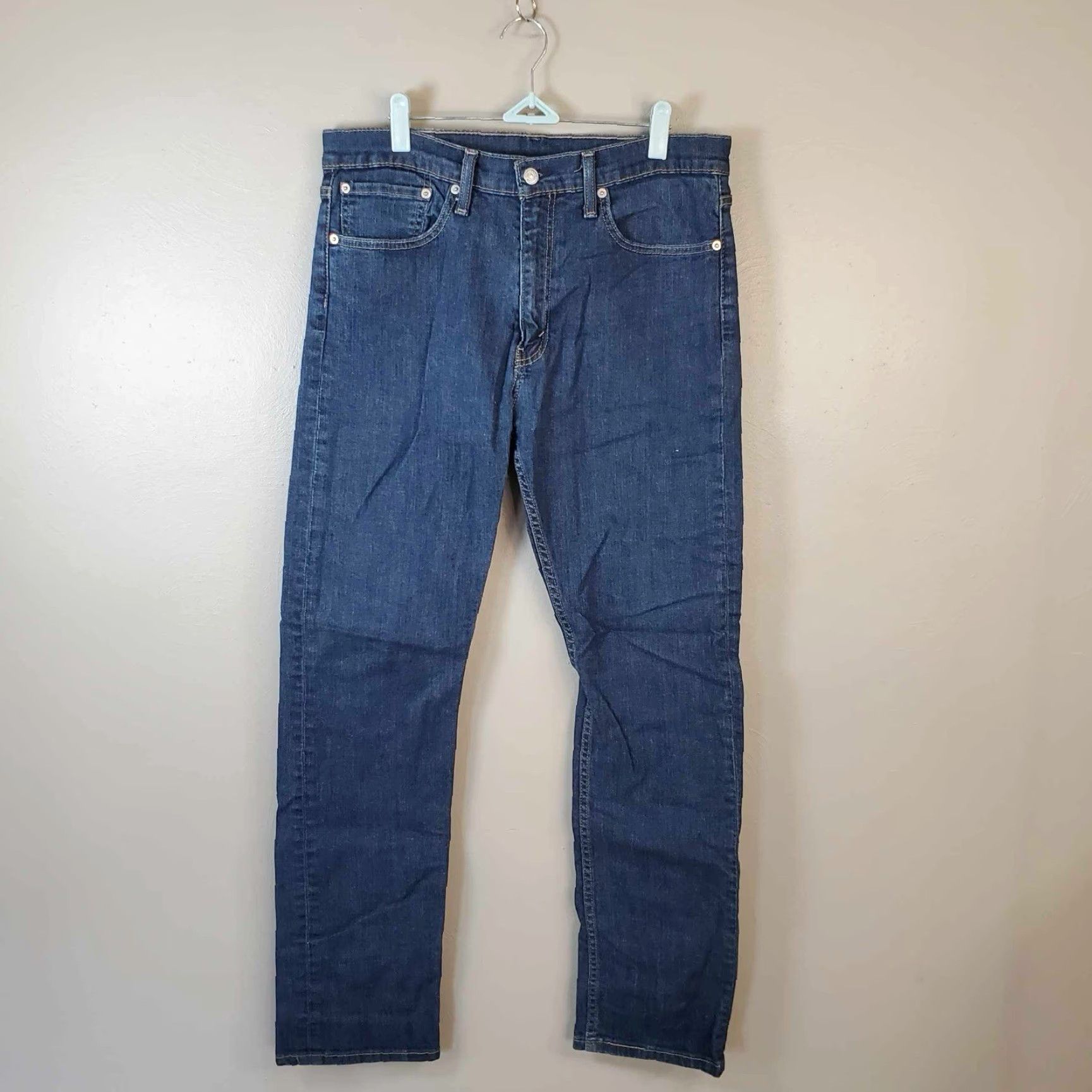 Levi's Levi's 513 Jeans 34 x 30 Stretch Men Regular Blue Straight 34 Inseam 30 Size US 34 / EU 50 - 3 Thumbnail