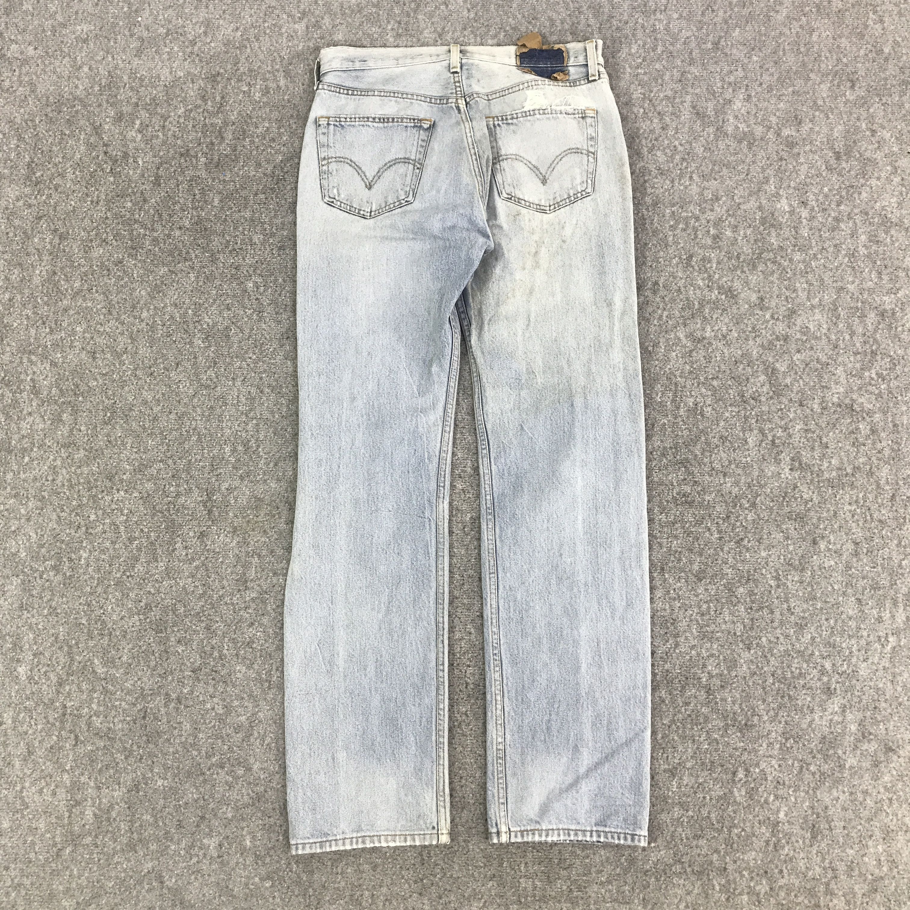 Levi's LEVIS DISTRESSED DENIM WASH FADED PANTA K118B5 Size US 32 / EU 48 - 4 Thumbnail