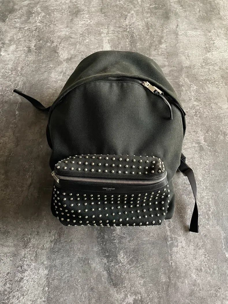 Saint Laurent Paris Saint Laurent Paris Studded Double-Shoulder Bag Size ONE SIZE - 3 Thumbnail