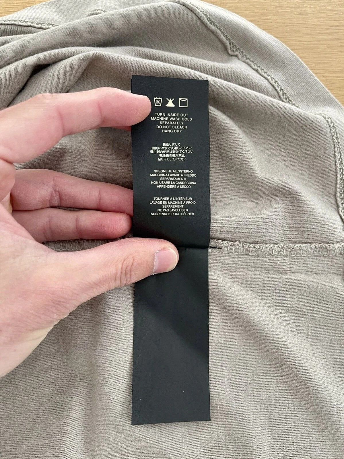 Fear of God 7th Collection FG Tee VINTAGE PARIS SKY M