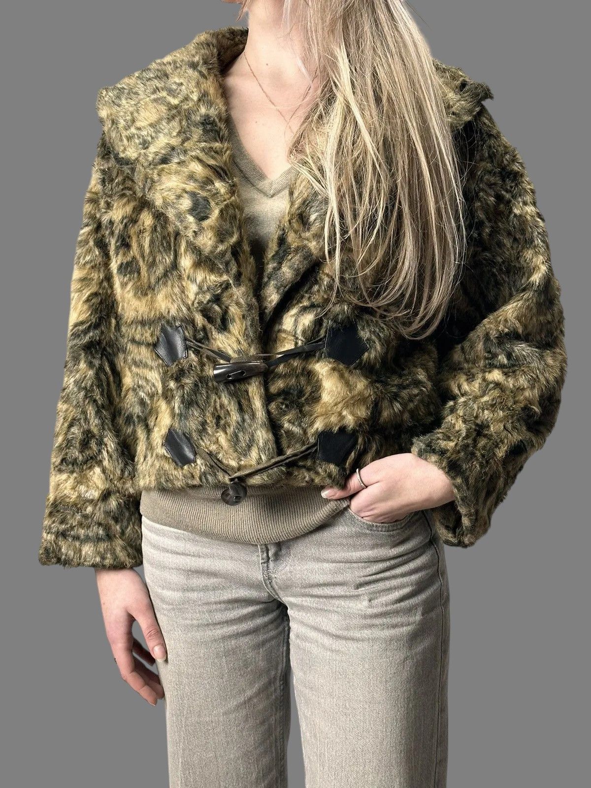 Hysteric Glamour Brown Cropped Jacket Women’s Vintage Suede Y2K Style Size M / US 6-8 / IT 42-44 - 1 Thumbnail