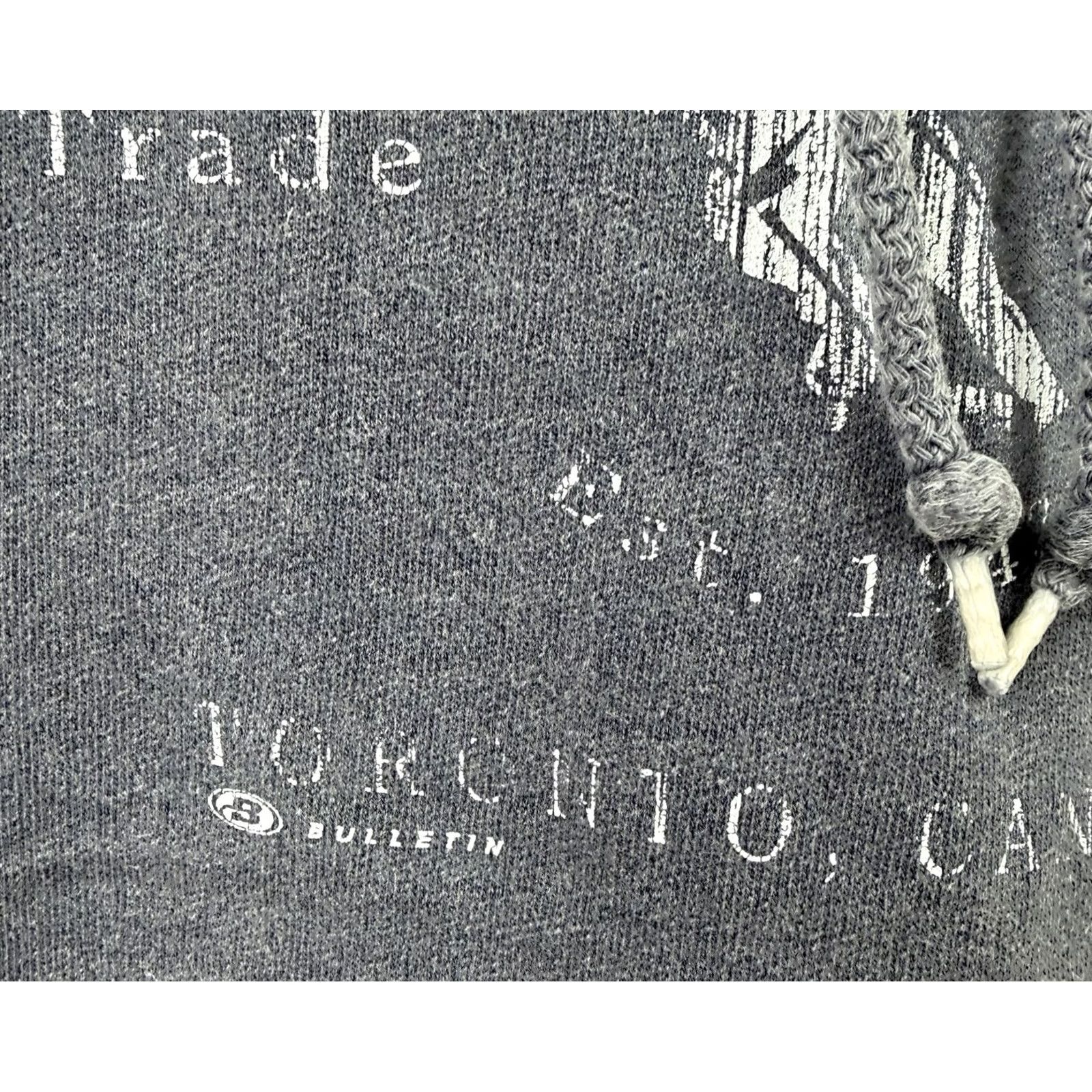 Vintage VINTAGE Bulletin Hoodie Mens XL Blue 90s Hockey Hall of Fame Pigment Dyed Pullover Hoodie Mens XL Blue 90s Grunge Retro Sports Size US XL / EU 56 / 4 - 3 Thumbnail