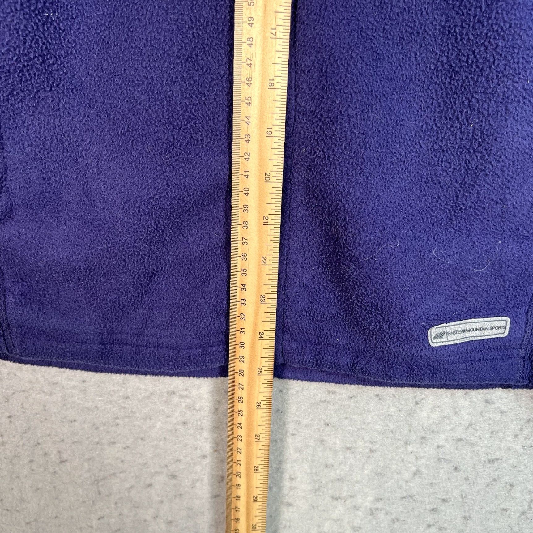 Eastern Mountain Sports VINTAGE EASTERN MOUNTAIN SPORTS Sweater Large Purple 90s Full Zip Solid Womens Size L / US 10 / IT 46 - 3 Thumbnail