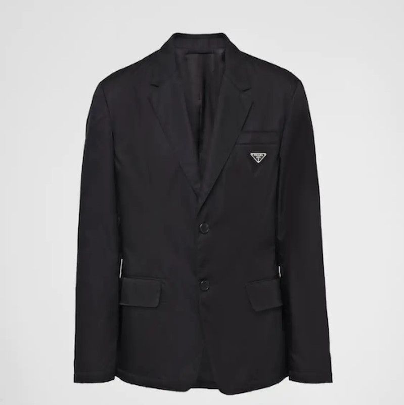Prada Prada Black Men's Outerwear Blazer Size US M / EU 48-50 / 2 - 1 Thumbnail