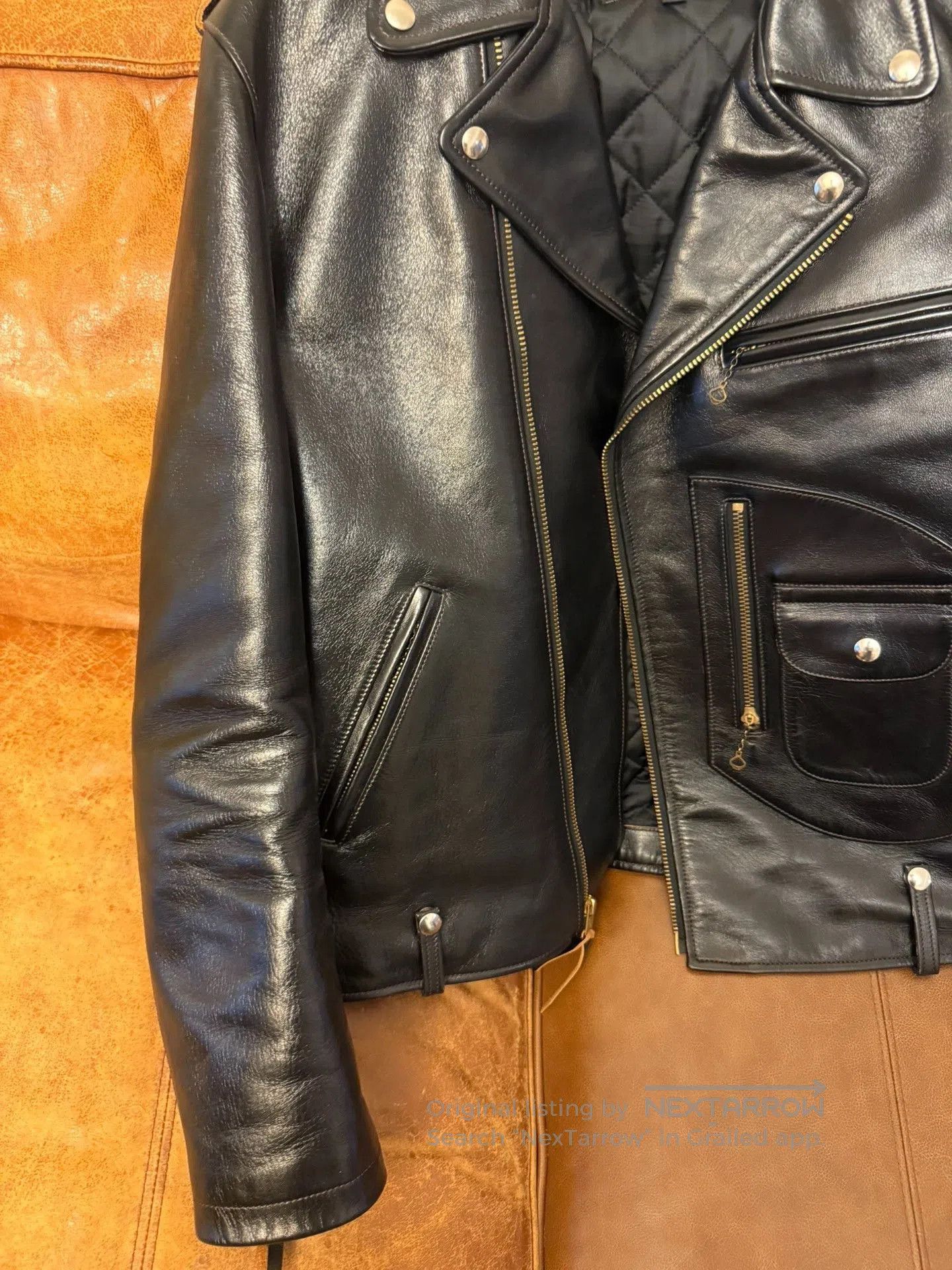 DOUBLE HELIX Doublehelix Leather Jacket J24. Size US S / EU 44-46 / 1 - 4 Thumbnail