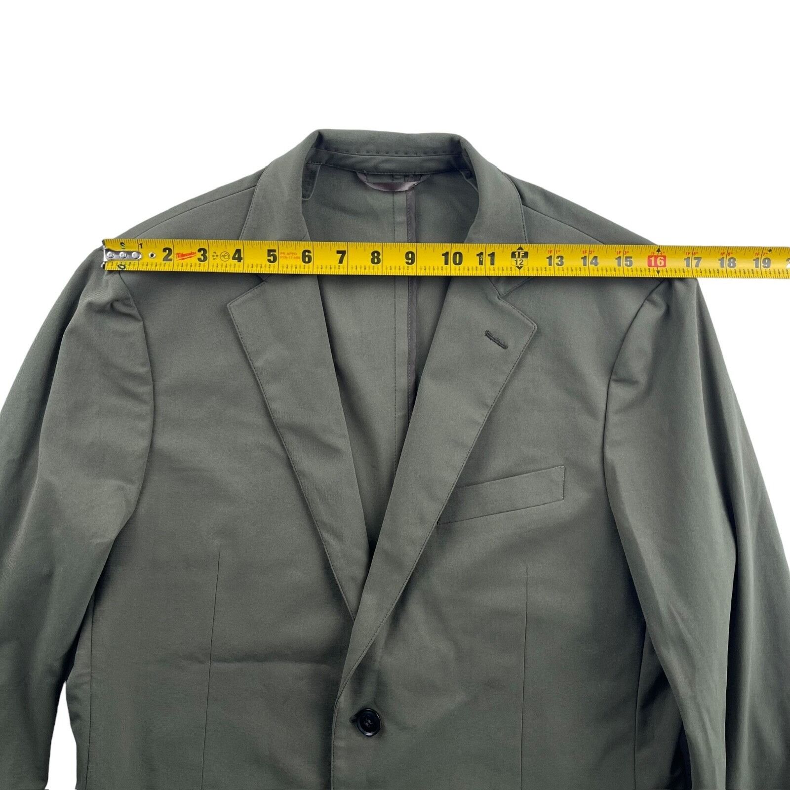 Other Sene Men's Green Unlined Stretch Tech Blazer Jacket • 38 S Size 38S - 5 Thumbnail