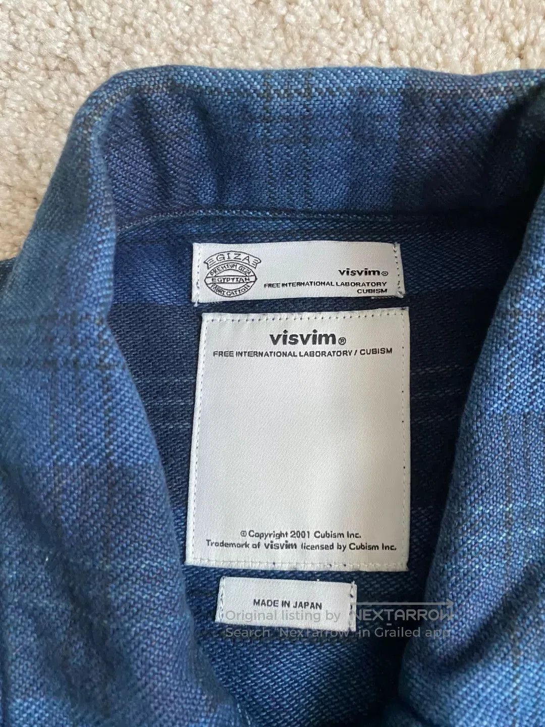 Visvim visvim indigo kilgore jacket 13SS. Size US S / EU 44-46 / 1 - 3 Thumbnail
