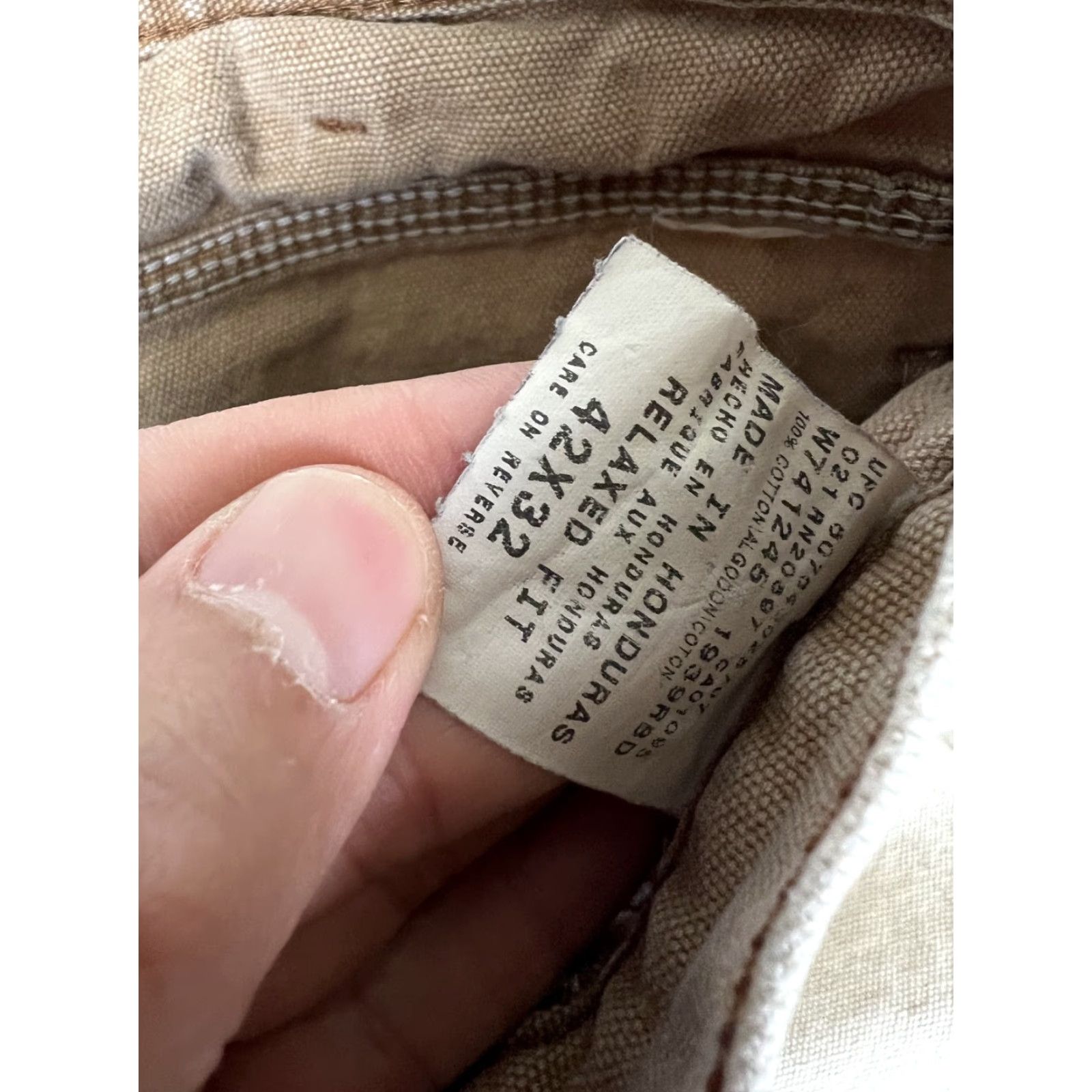 Dickies VINTAGE Dickies Pants Carpenter 40x30 Men Regular Straight Brown 90s Grunge Workwear Stained Sun Fade 874 Size US 40 / EU 56 - 7 Thumbnail