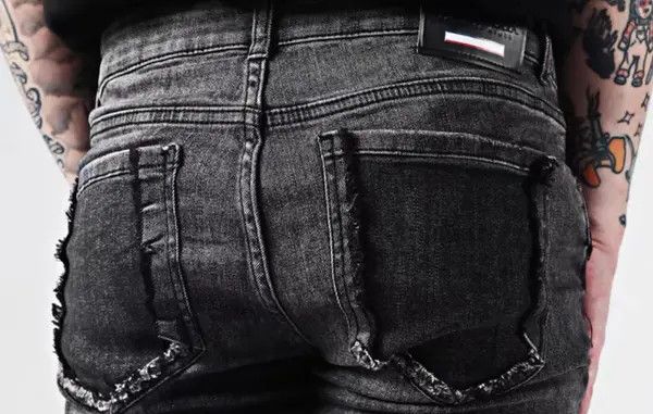 VIBE Vintage washed distressed rock and roll flared jeans Size US 32 / EU 48 - 6 Thumbnail