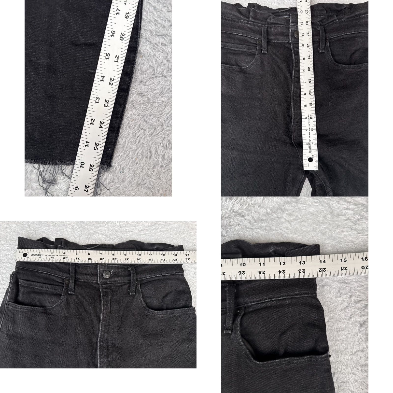Abercrombie & Fitch Abercrombie & Fitch Jeans Women 4 Black Denim Ultra High Rise Super Skinny Ankle Womens Size 27" / US 4 / IT 40 - 8 Thumbnail