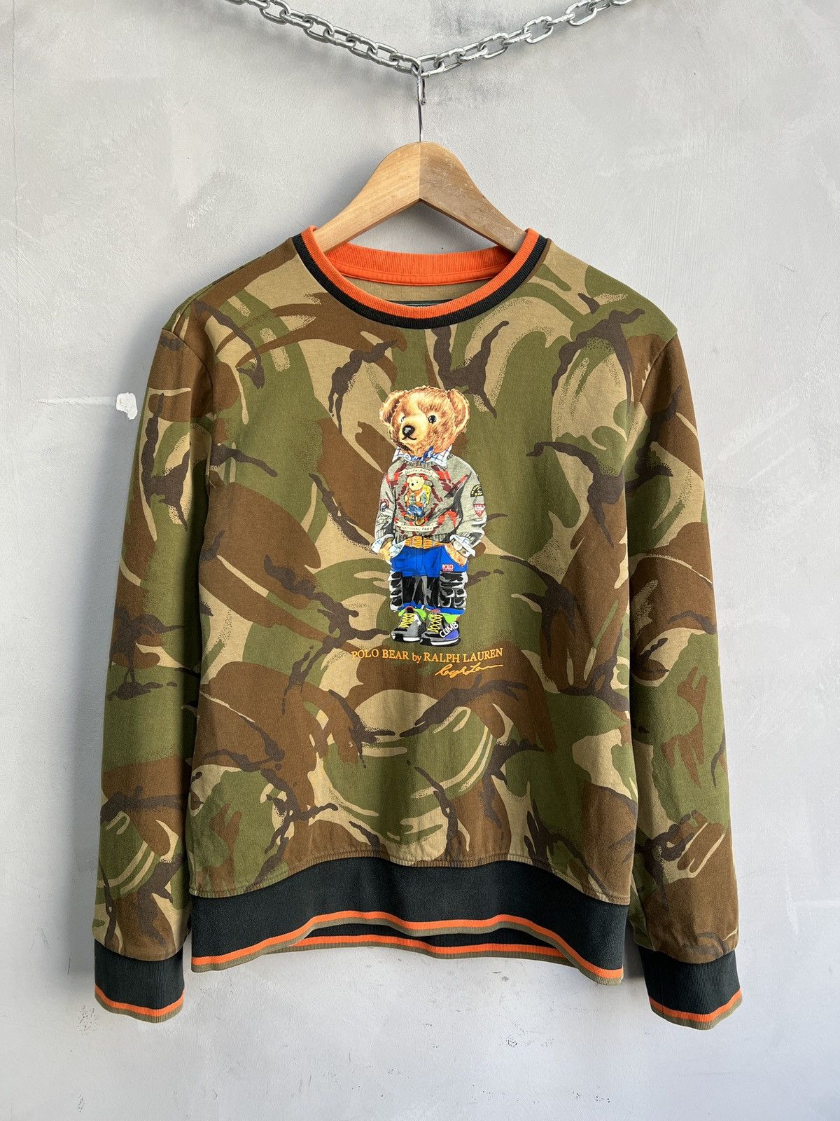 Polo Ralph Lauren Ralph Lauren Polo Bear camo y2k sweatshirt Size US S / EU 44-46 / 1 - 1 Thumbnail