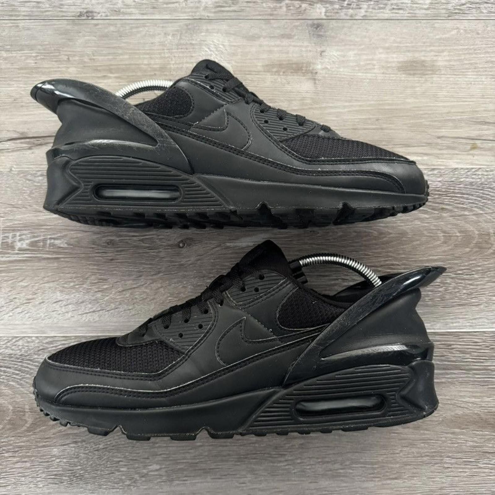 Nike NIKE • Air Max 90 Flyease "Triple Black" (12M) Size US 12 / EU 45 - 2 Thumbnail