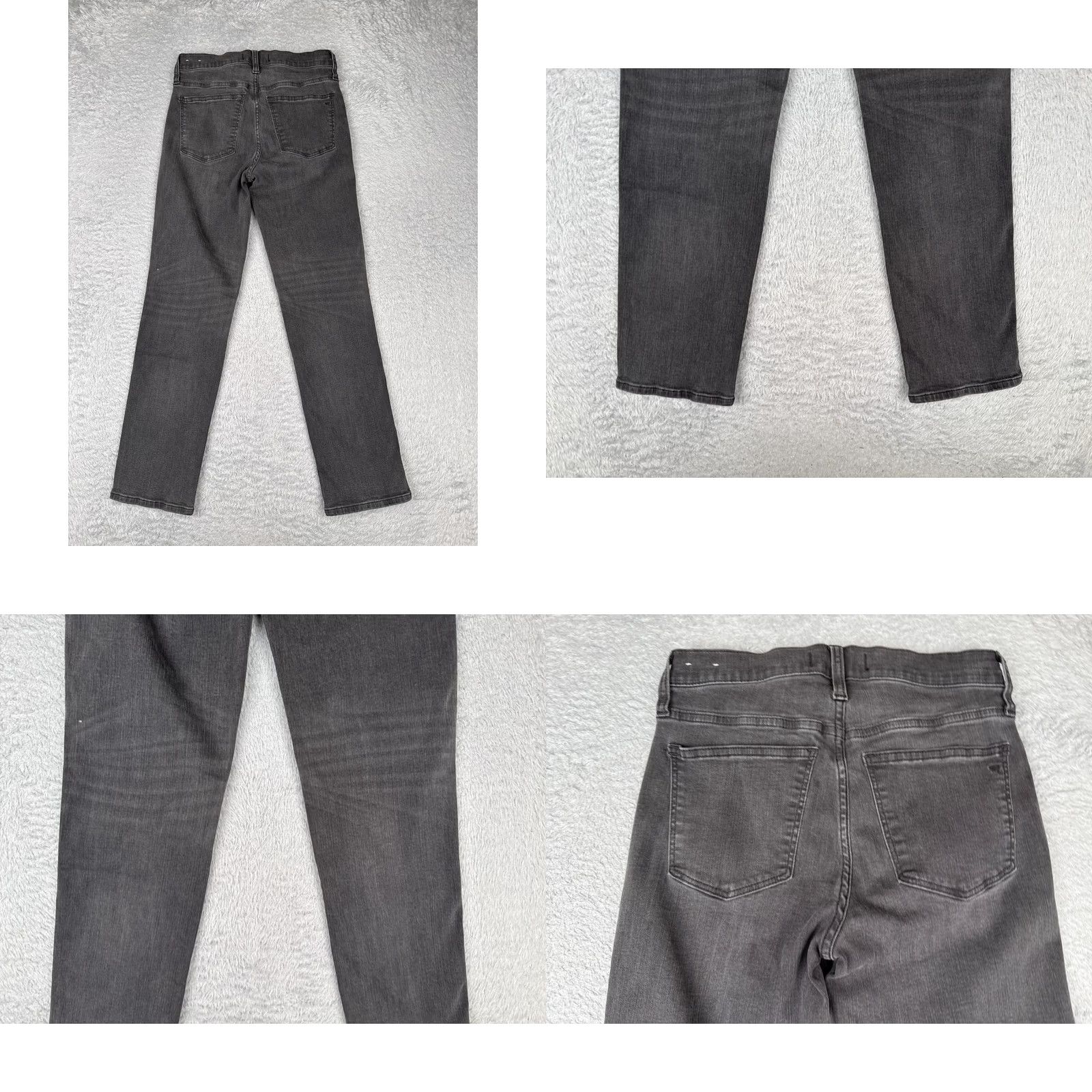 Madewell Madewell Jeans Women 25 Black Mid Rise Stovepipe Cotton Blend Stretch 25x26 Denim Regular 5-Pocket Distressed Logo 90s Retro Designer Mens Women Girls Size 42" / US 20 - 10 Thumbnail