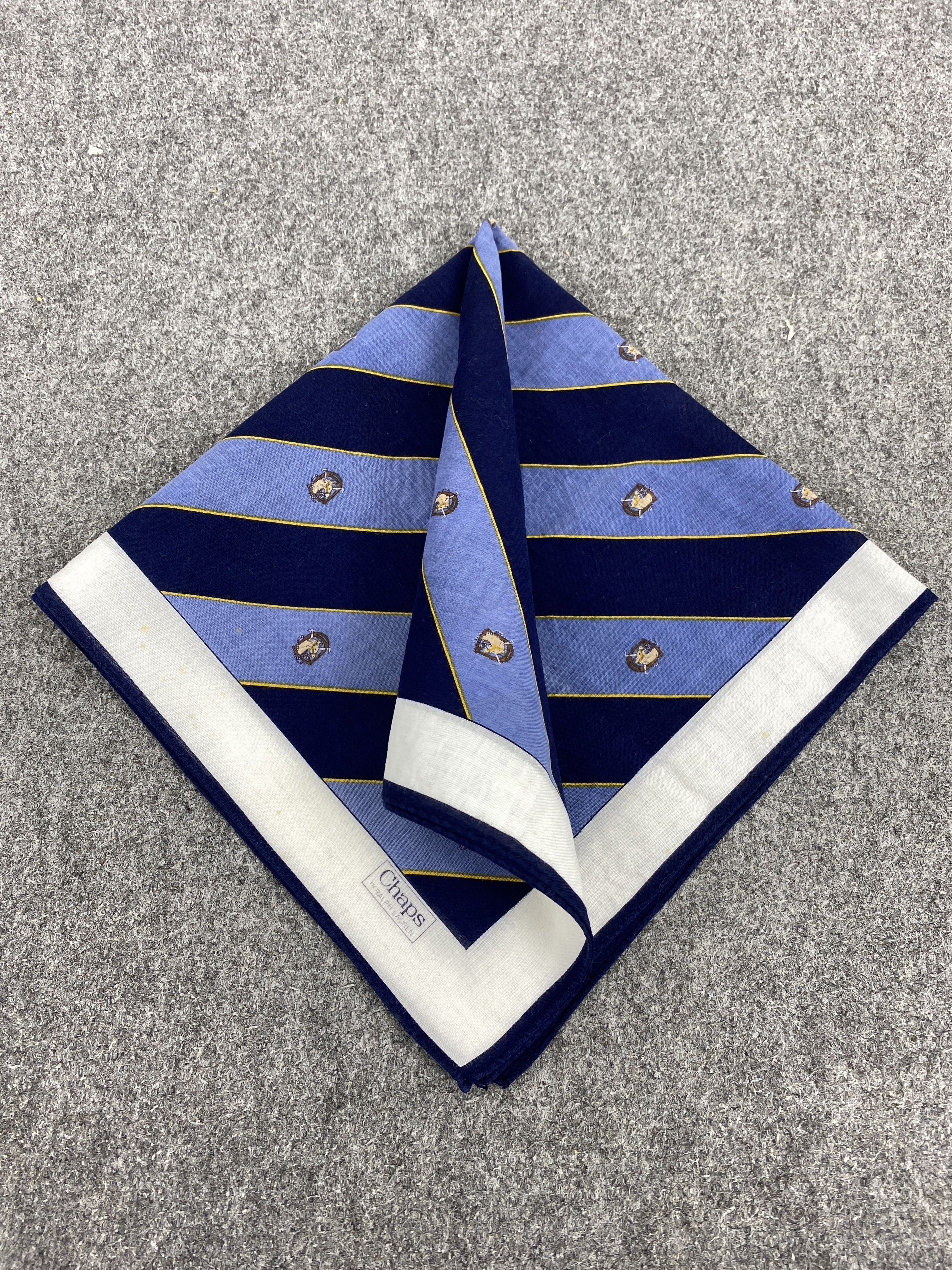 Chaps Ralph Lauren Vintage Chaps Ralph Lauren Handkerchief / Neckerchief KT0258 Size ONE SIZE - 3 Thumbnail