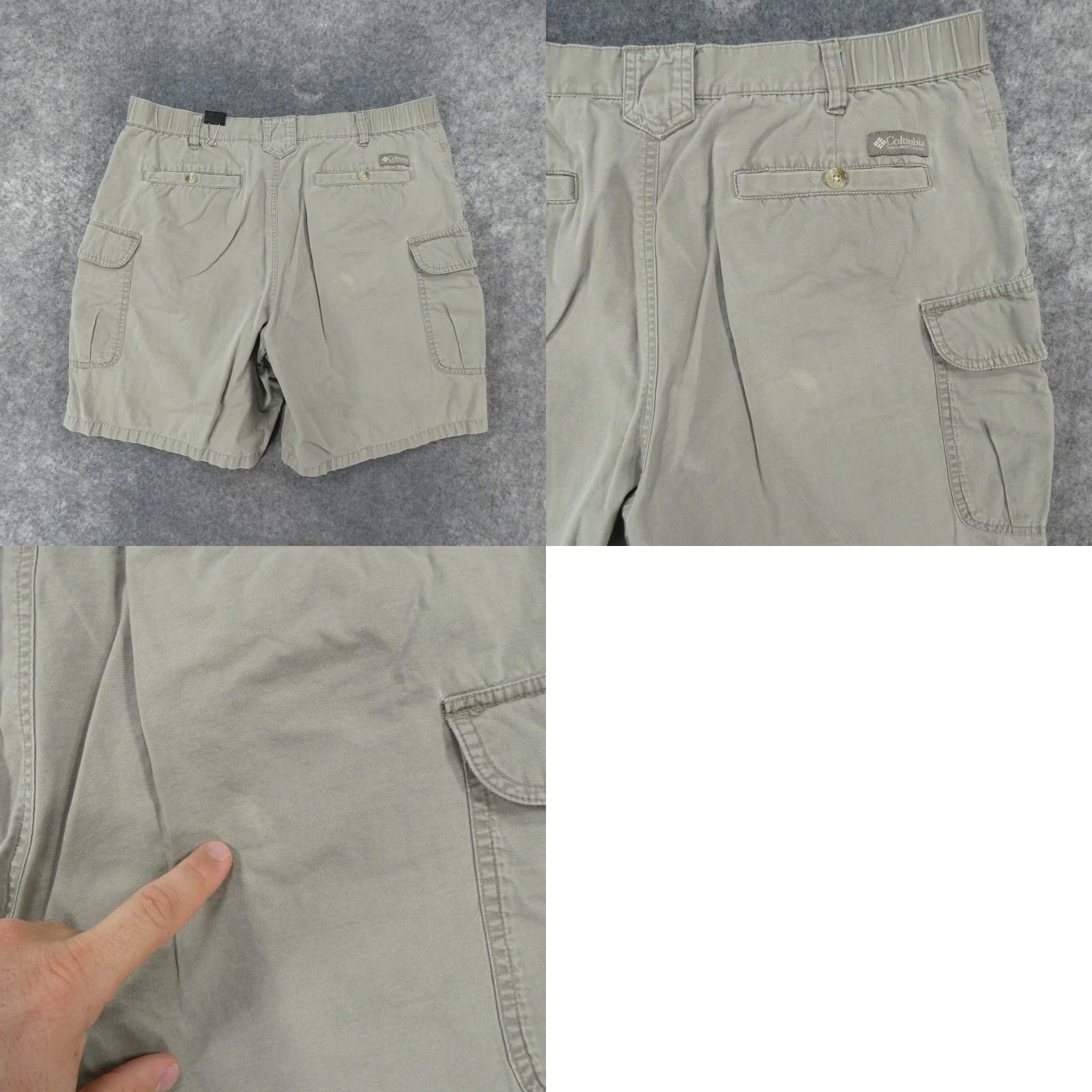 Vintage Columbia Shorts Mens 38 Cargo Flat Front Brown Outdoors Casual Size US 37 - 10 Thumbnail