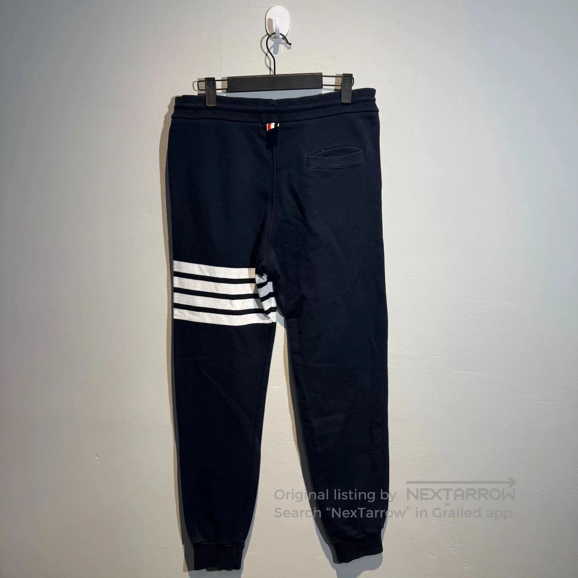 Thom Browne Thom Browne Navy Sweatpants with Stripes. Size US 28 / EU 44 - 5 Thumbnail