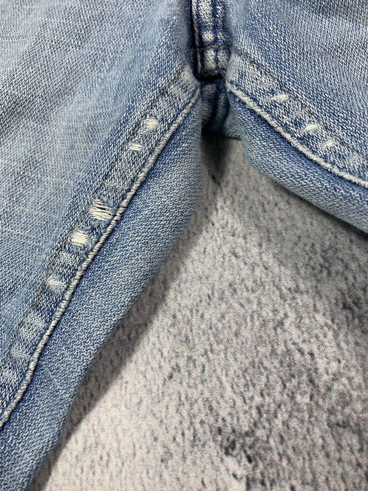 Japanese Brand × Vintage Vintage Y2K Japanese faded flared denim jeans size 30 Size 30" / US 8 / IT 44 - 8 Thumbnail
