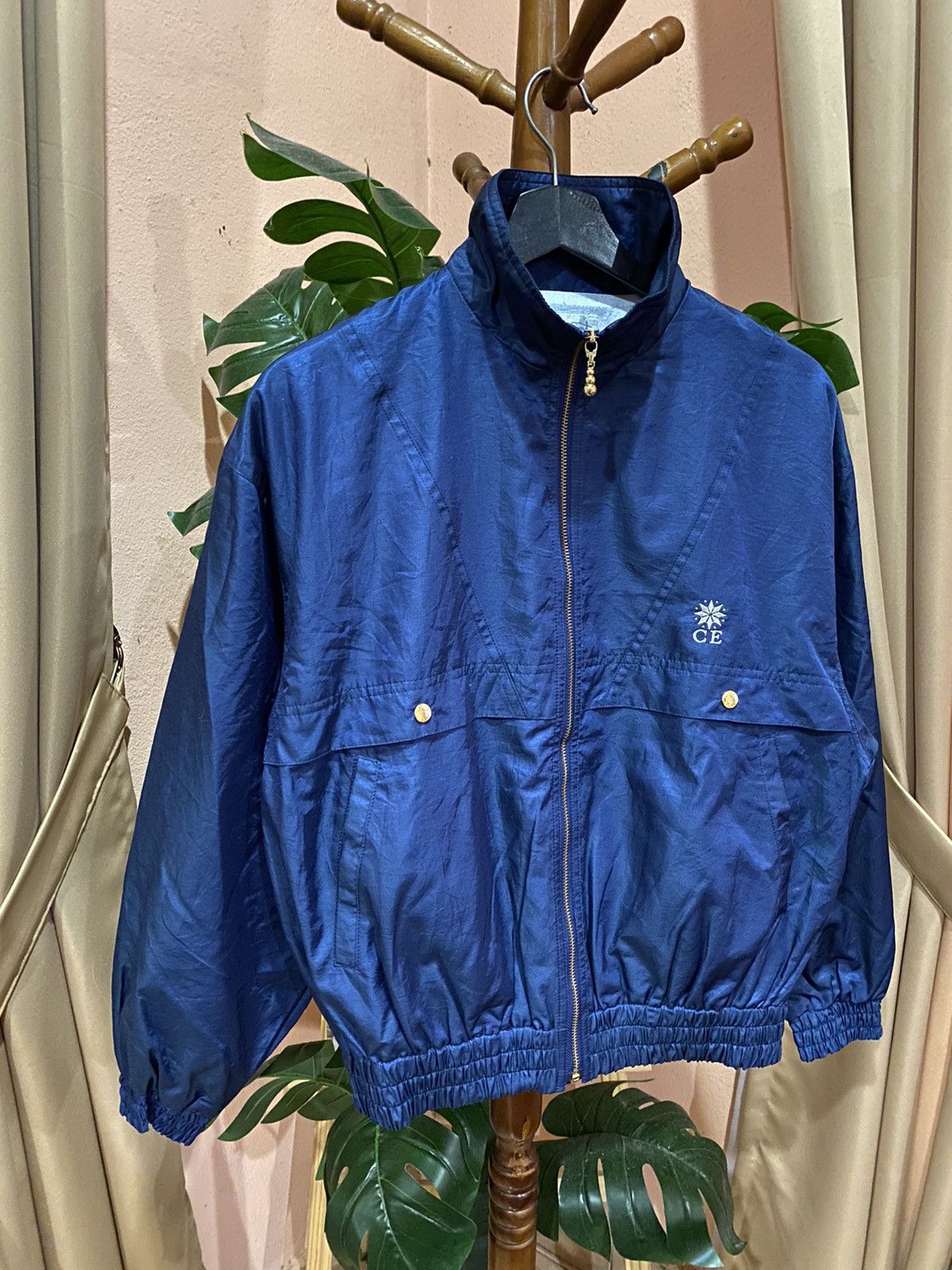 Japanese Brand Chris Evert Blue Lightweight Jacket – Stylish Vintage Size US M / EU 48-50 / 2 - 6 Thumbnail