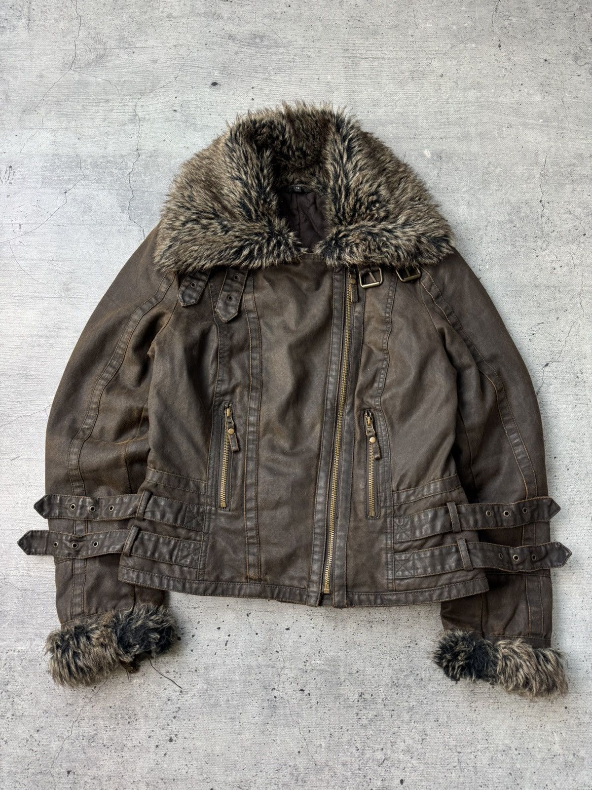 Hysteric Glamour CRAZY Y2K FUR JACKET if six was nine style Y2K Avant Garde 🇯🇵 Size US S / EU 44-46 / 1 - 1 Thumbnail