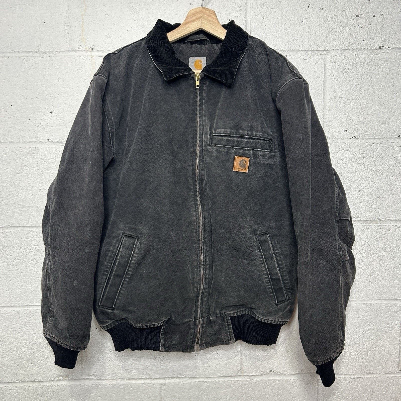 Carhartt Carhartt Flannel-Lined Bankston Bomber Jacket “Black” Size US M / EU 48-50 / 2 - 1 Thumbnail