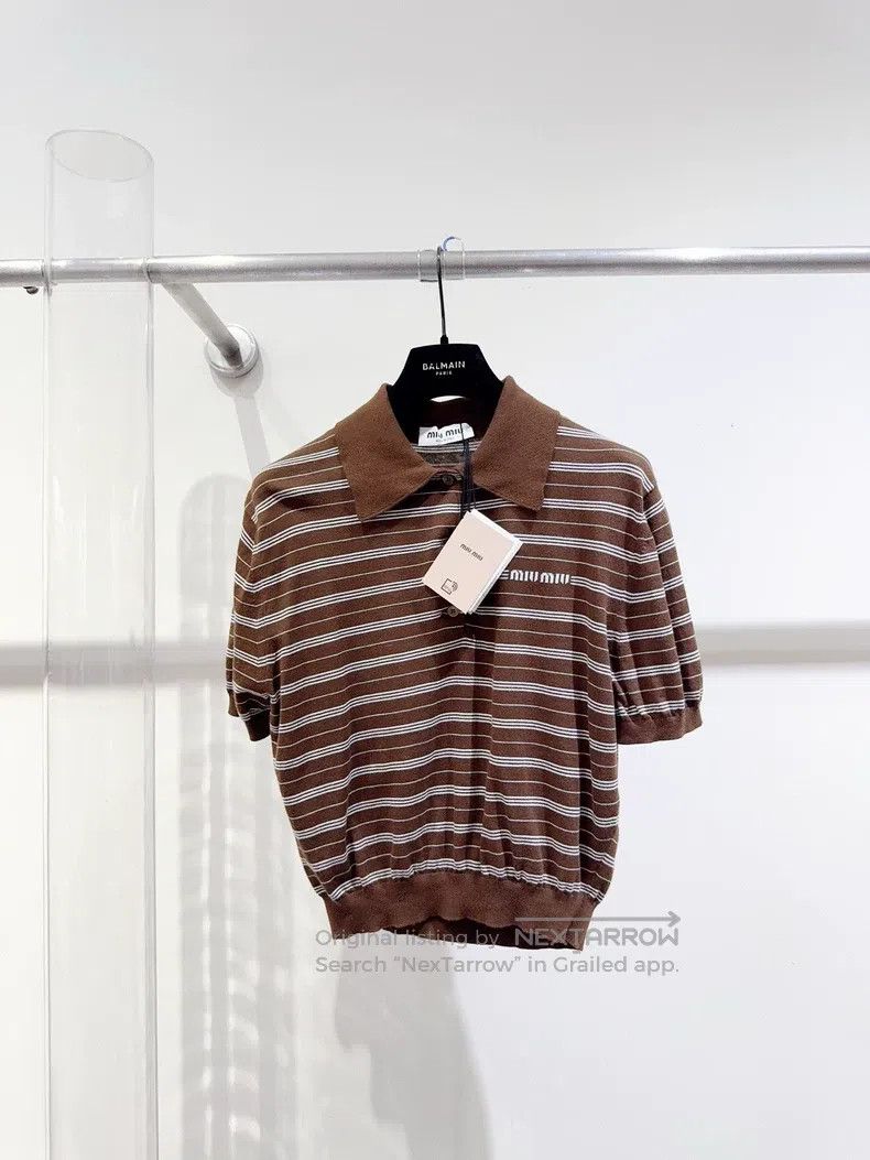 Miu Miu Miu Miu 38 Spring and summer polo shirt Size M / US 6-8 / IT 42-44 - 1 Thumbnail