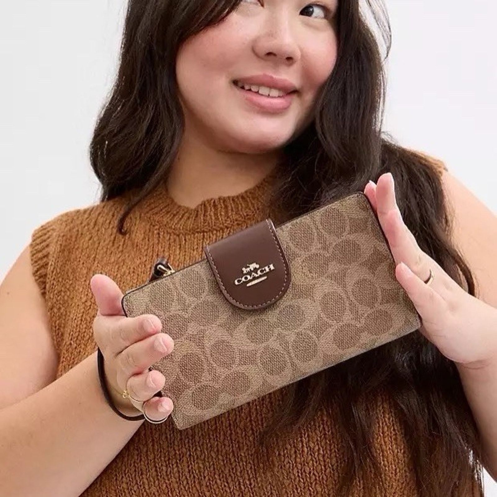 Coach NWT Coach Large Phone Tech Wallet with Wrist Strap CW780 Size ONE SIZE - 6 Thumbnail
