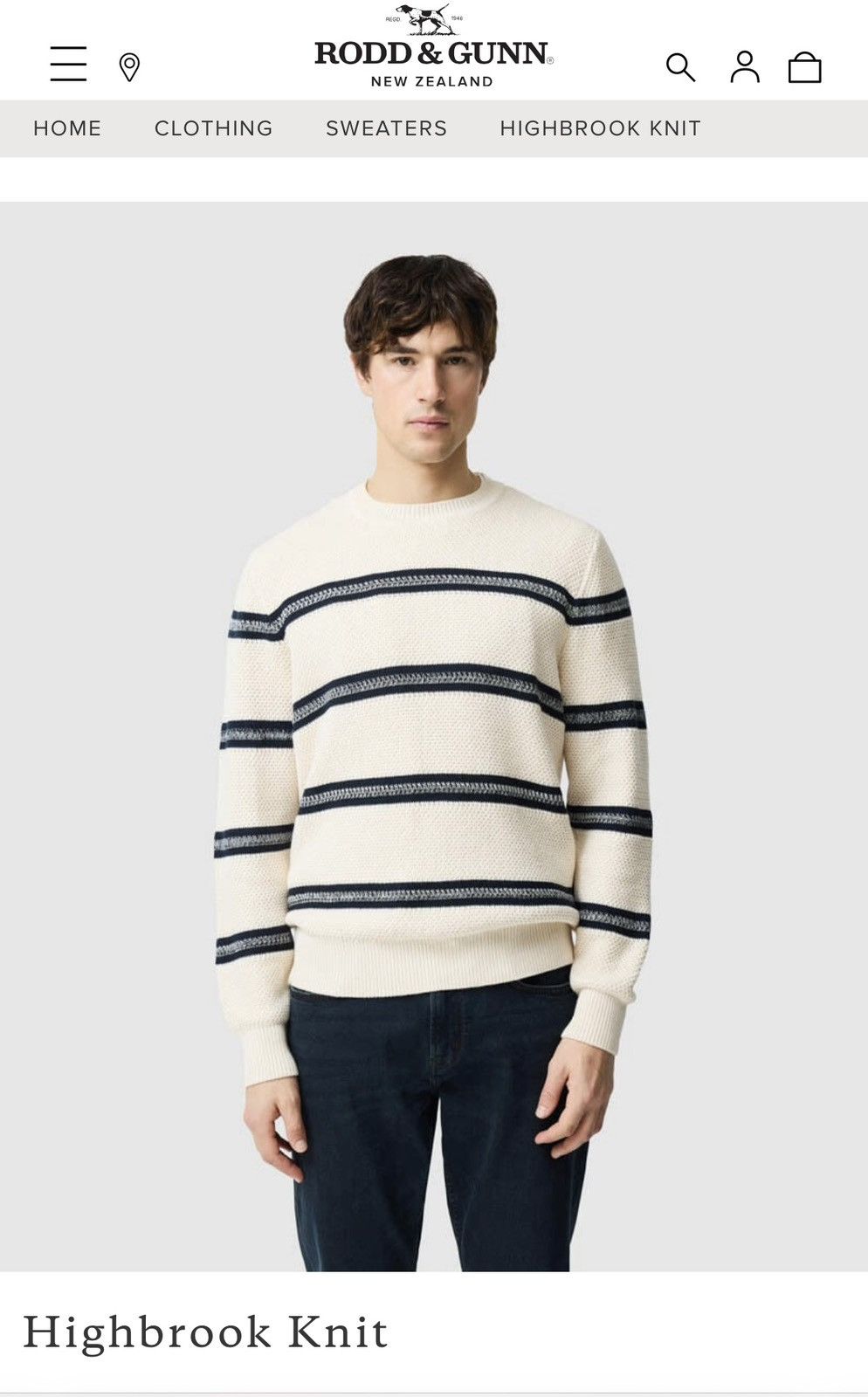 Rodd & Gunn Rodd & Gunn Highbrook Sweater Size US M / EU 48-50 / 2 - 4 Thumbnail