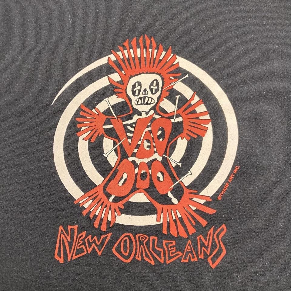 Vintage Vintage New Orleans Voodoo Hoodie Size US L / EU 52-54 / 3 - 3 Thumbnail