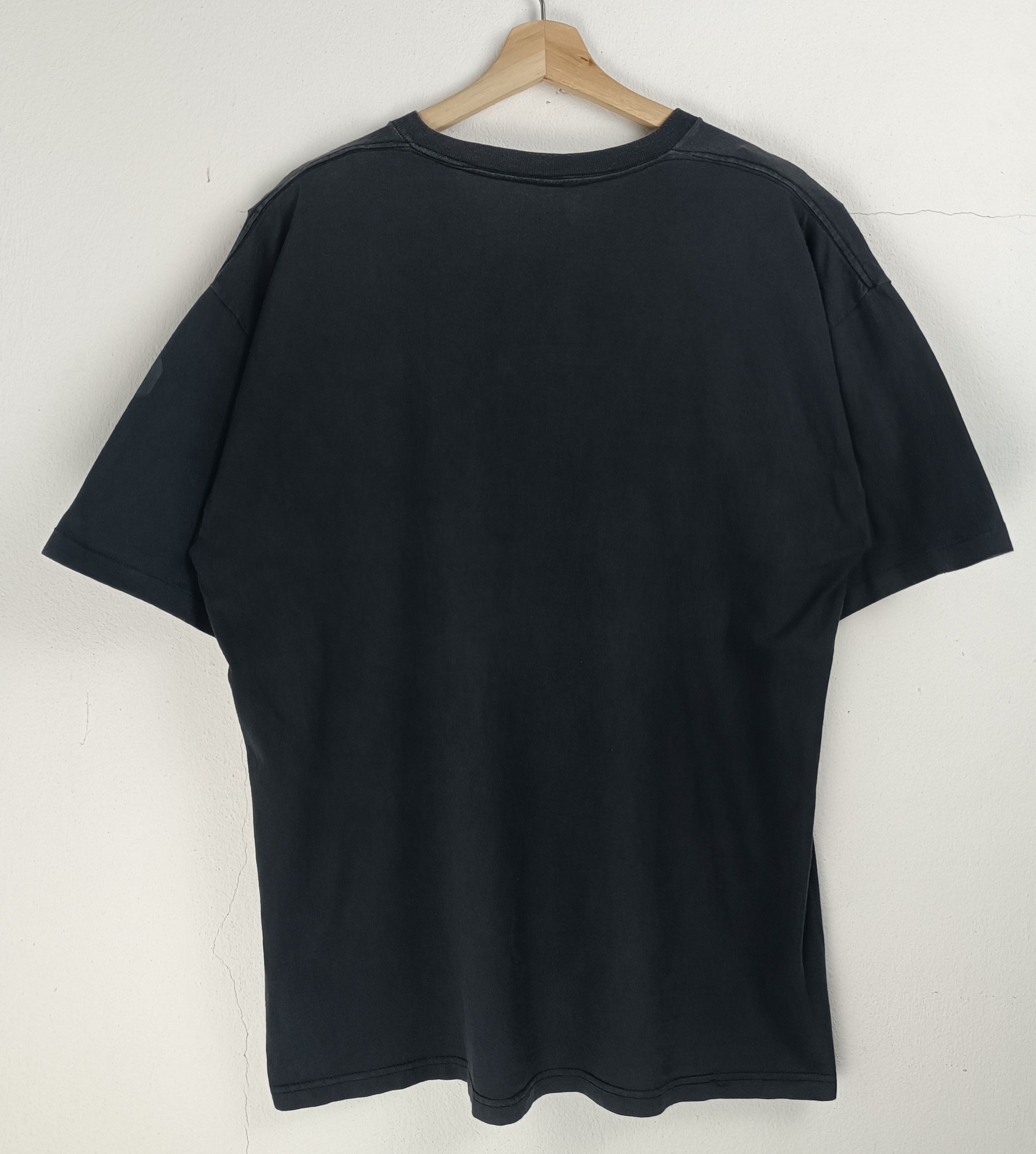 Adidas VINTAGE 90'S ADIDAS OVERPRINT BIG LOGO FADED TEE TREFOIL Size US XL / EU 56 / 4 - 4 Thumbnail
