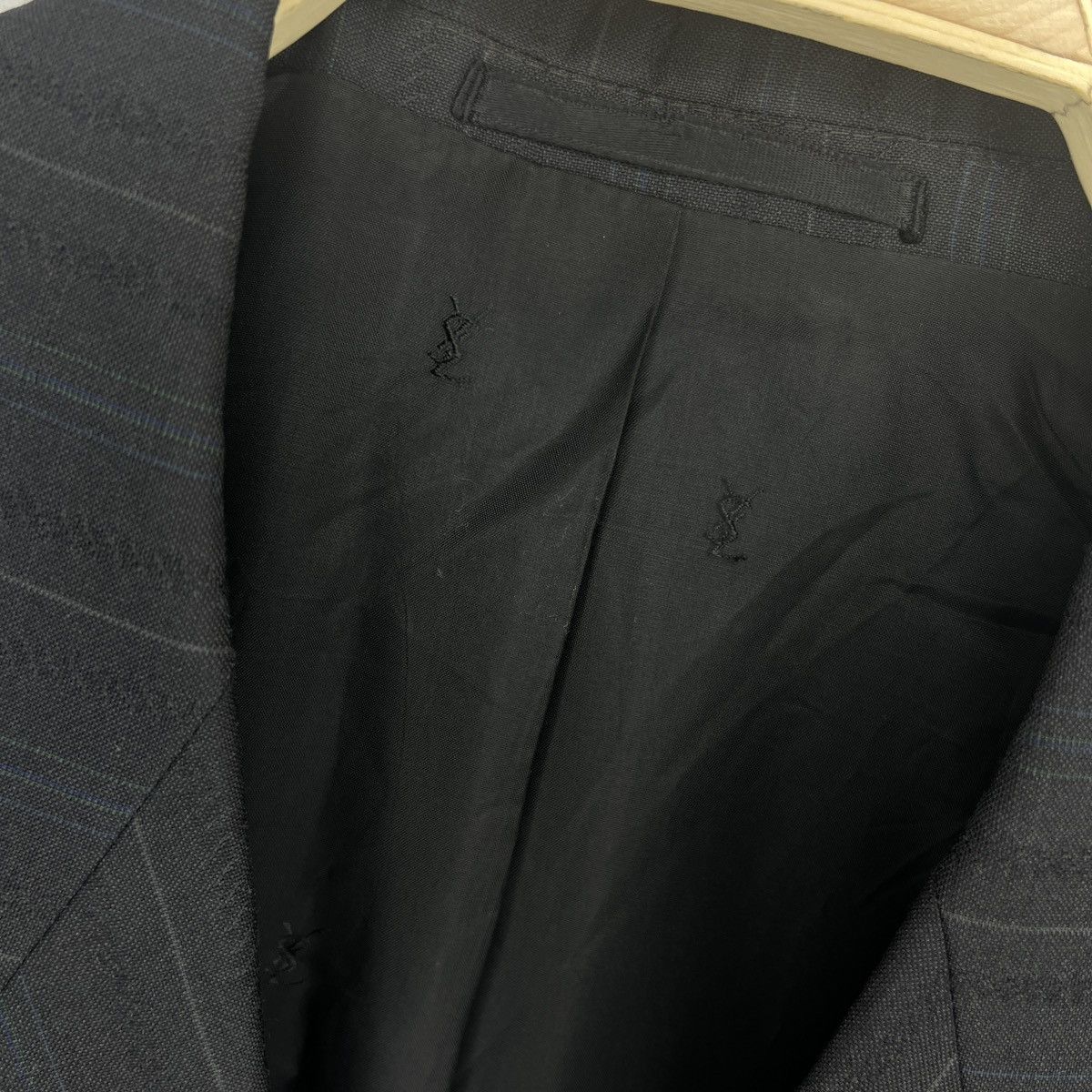Yves Saint Laurent 90S VINTAGE YSL POUR HOMME DOUBLE BREASTED BLAZER SUIT Size 42R - 6 Thumbnail