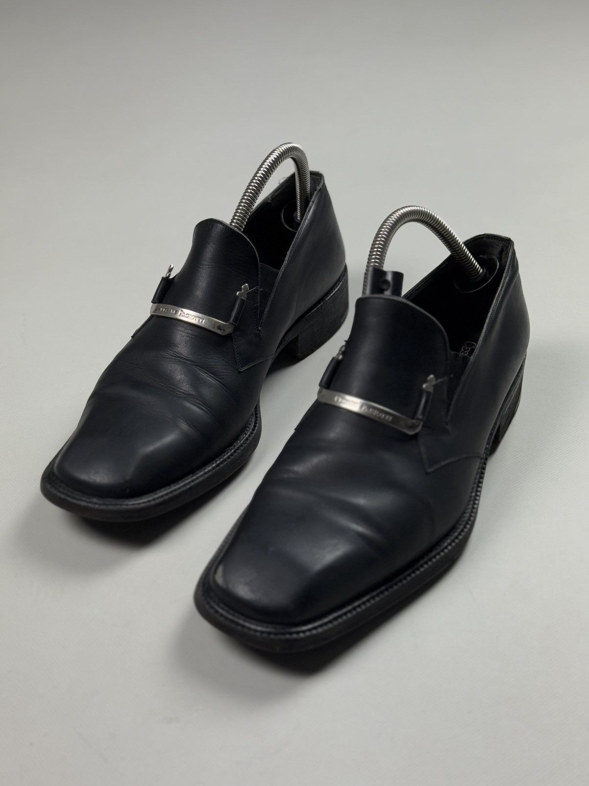 Vintage Cesare Paciotti Vintage Men’s Leather Formal Loafers Shoes Size US 8 / EU 41 - 11 Thumbnail