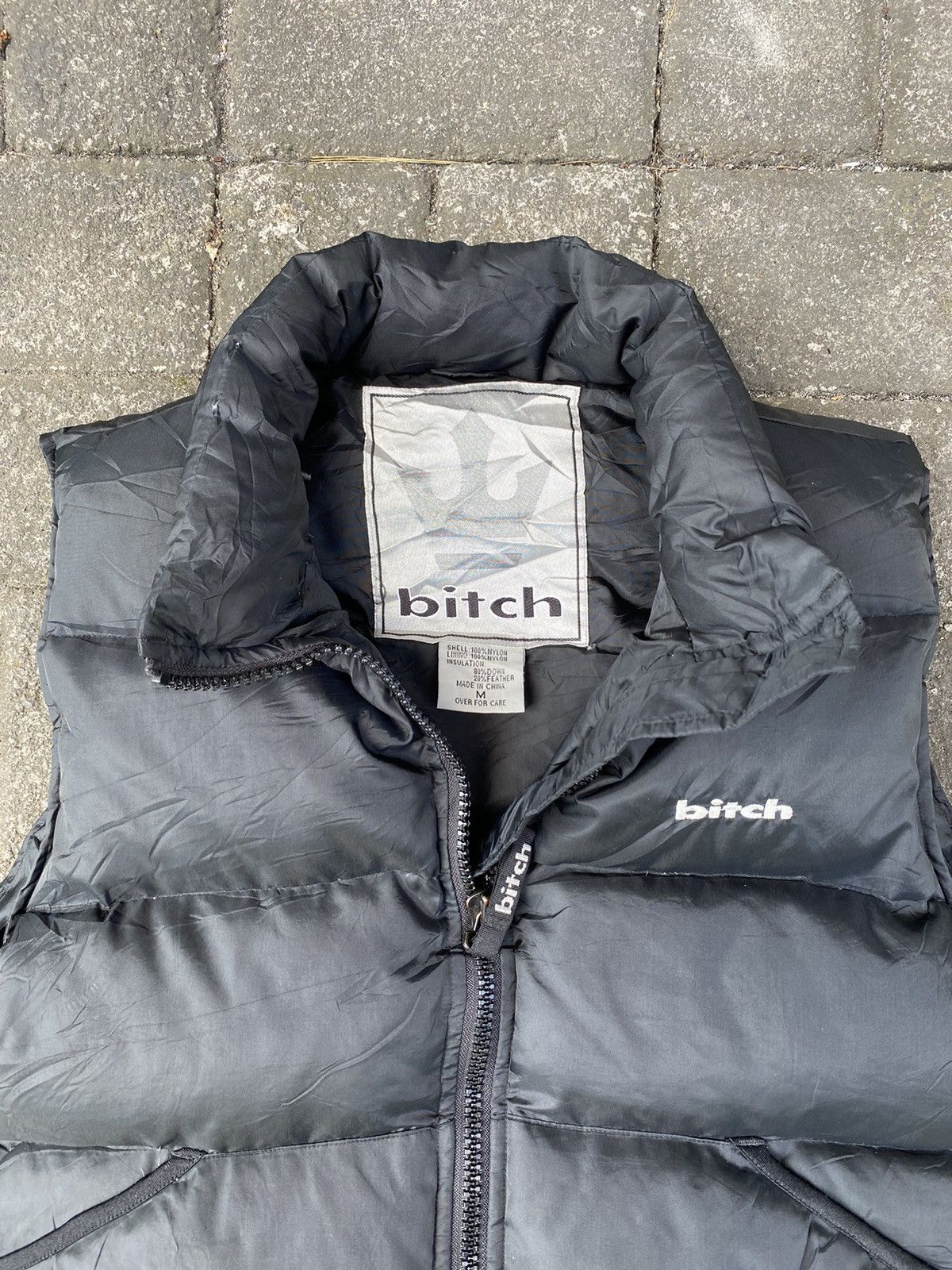 Hook-Ups × Powell Peralta × Vintage Vintage 90s Bitch Skateboard Down Puffer vest jacket Size US M / EU 48-50 / 2 - 2 Thumbnail