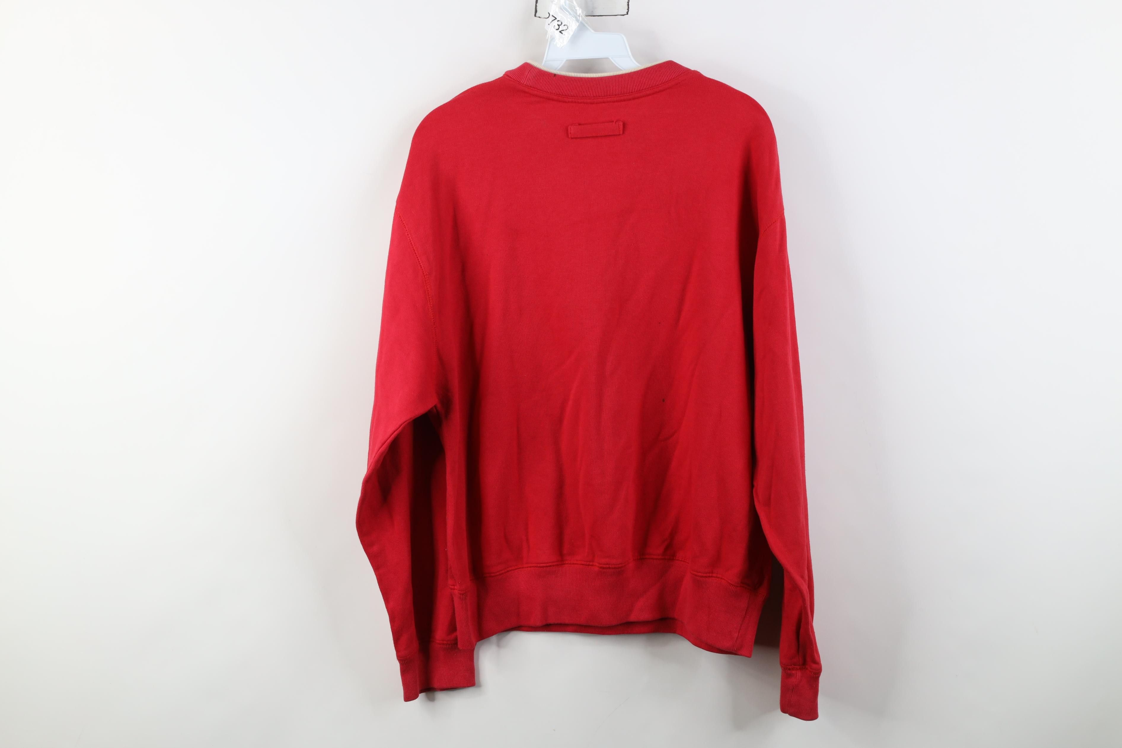 Champion Vintage 90s Champion Spell Layered Crewneck Sweatshirt Red Size M / US 6-8 / IT 42-44 - 13 Thumbnail