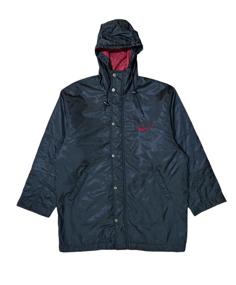 Nike × Vintage Vtg Nike Swoosh Hoodies Jacket Size US M / EU 48-50 / 2 - 5 Thumbnail