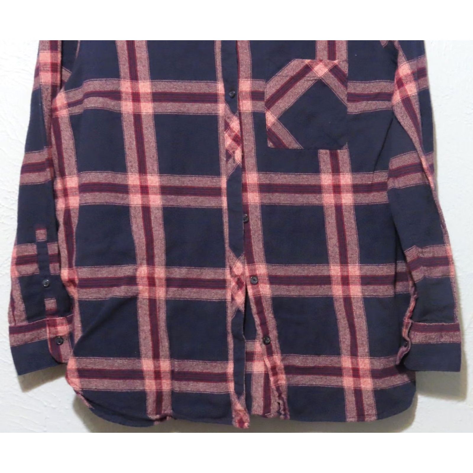 Vintage Woolrich Shirt Women 2XL Purple Plaid Flannel Button-Up Long Sleeve Collared Woolrich 100% Cotton Regular Fit Vintage No Size XXL / US 16-18 / IT 52-54 - 2 Thumbnail