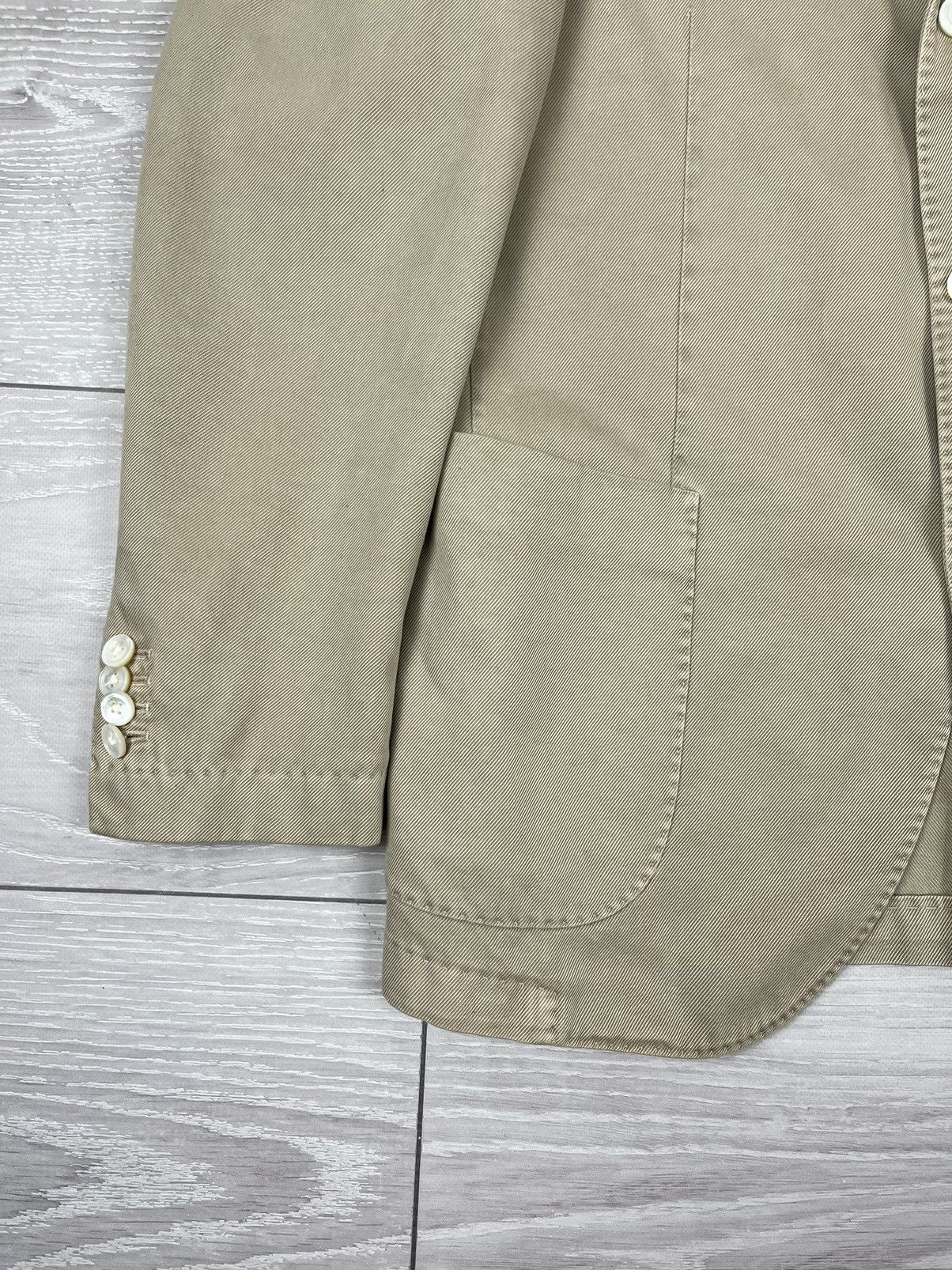Boglioli Boglioli Coat Luxury Cotton Beige Blazer Jacket 52 size Size US L / EU 52-54 / 3 - 6 Thumbnail