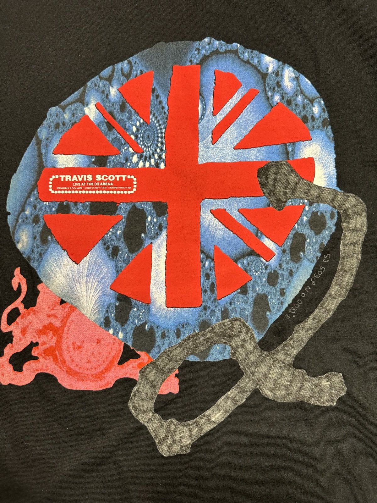 Travis Scott Travis Scott London Exclusive Tee/Size Medium Size US M / EU 48-50 / 2 - 4 Thumbnail