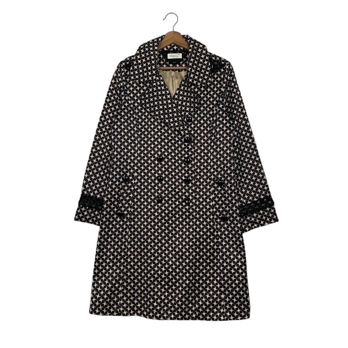 Japanese Brand Japanese Brand Lilicoj Polka Dot Double Breasted Trenchcoat Size M / US 6-8 / IT 42-44 - 1 Thumbnail