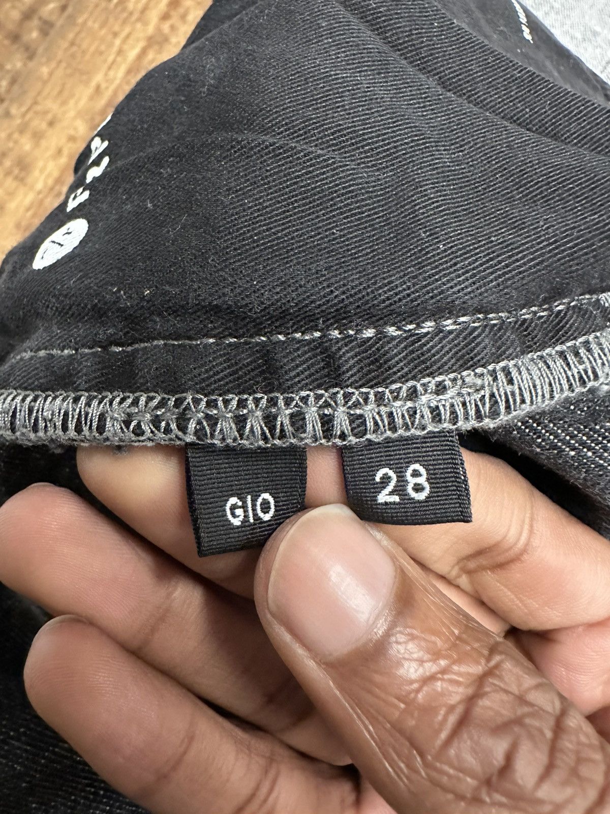 Purple Brand Purple Brand Stitched Patch Gray Denim Jeans Size 28 Size US 28 / EU 44 - 5 Thumbnail