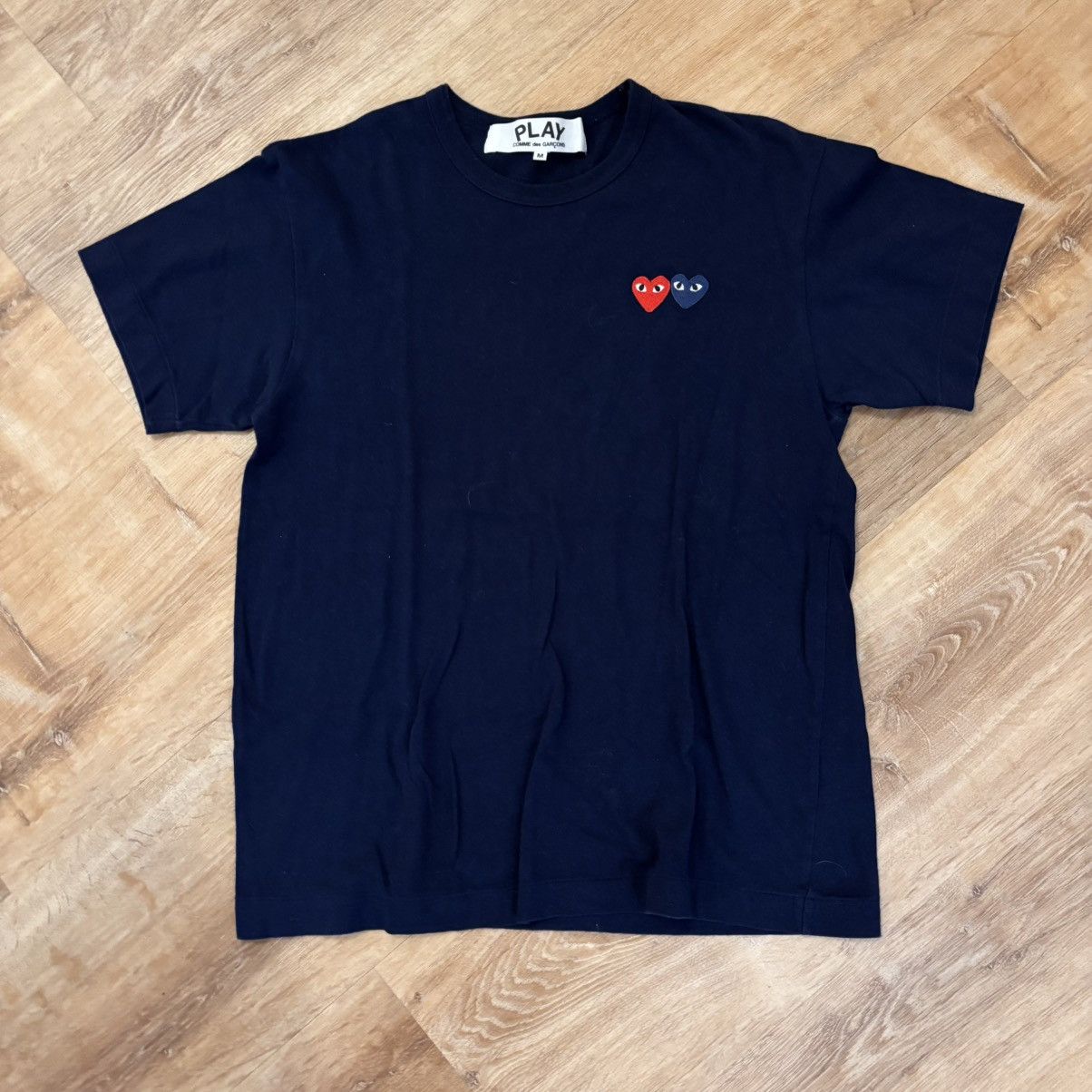 Comme des Garcons CDG Double Heart Tee Shirt Size Medium Size US M / EU 48-50 / 2 - 1 Thumbnail