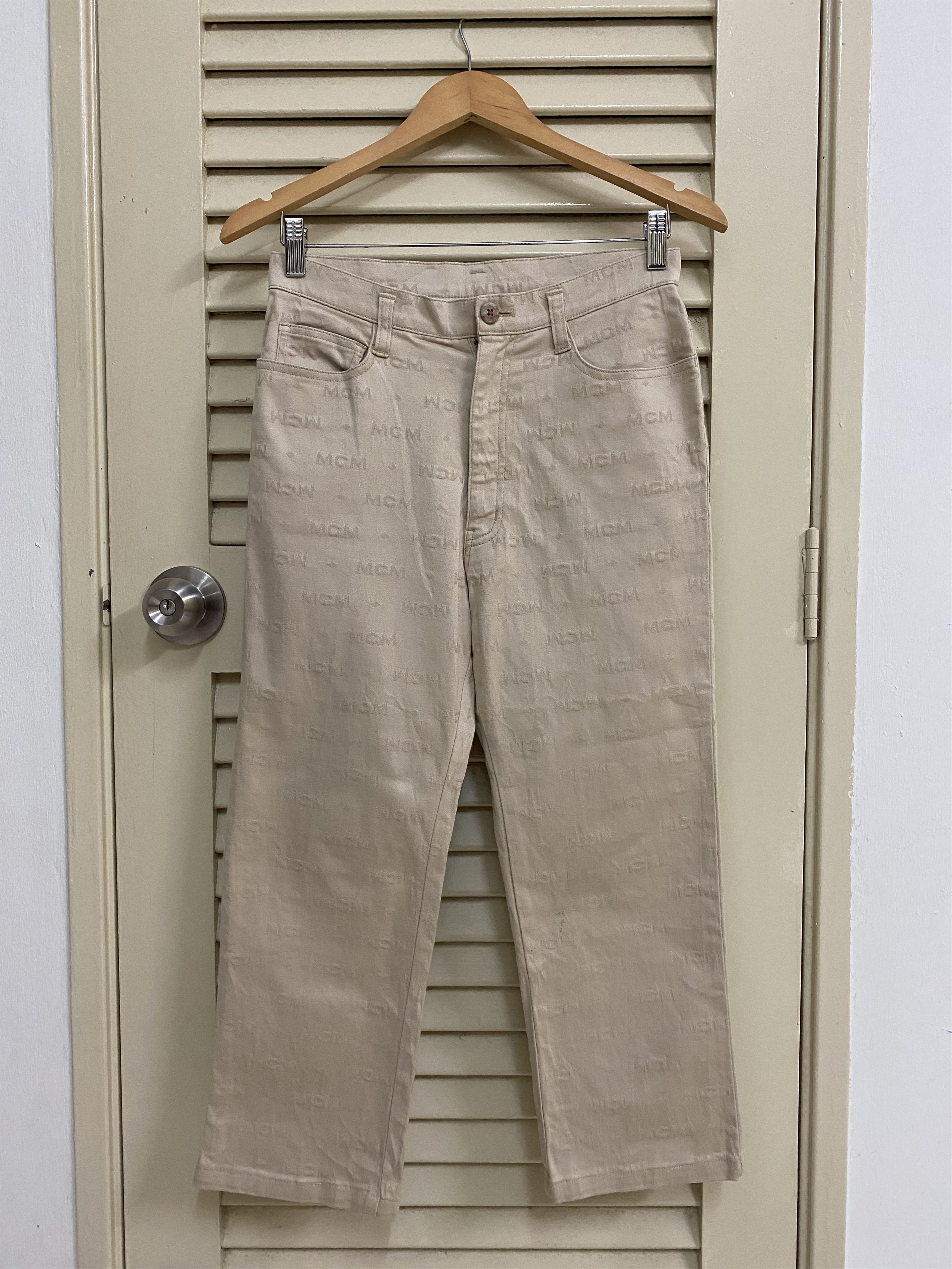 MCM SS15 MCM Monogram Pants Size 28" / US 6 / IT 42 - 1 Thumbnail