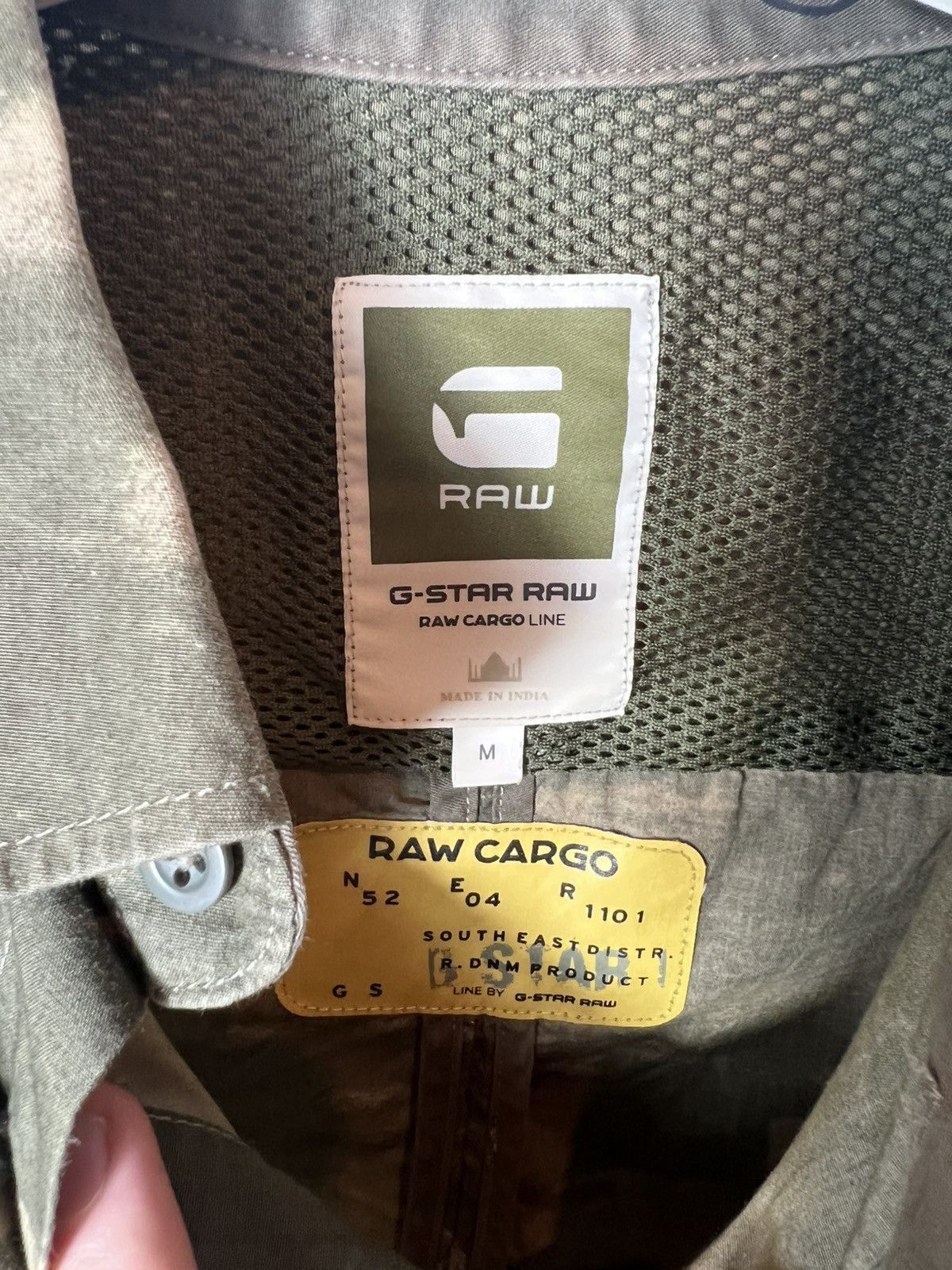 G-Star Vintage streetwear G Star Raw Cargo Line Camouflage shirt Size US M / EU 48-50 / 2 - 4 Thumbnail