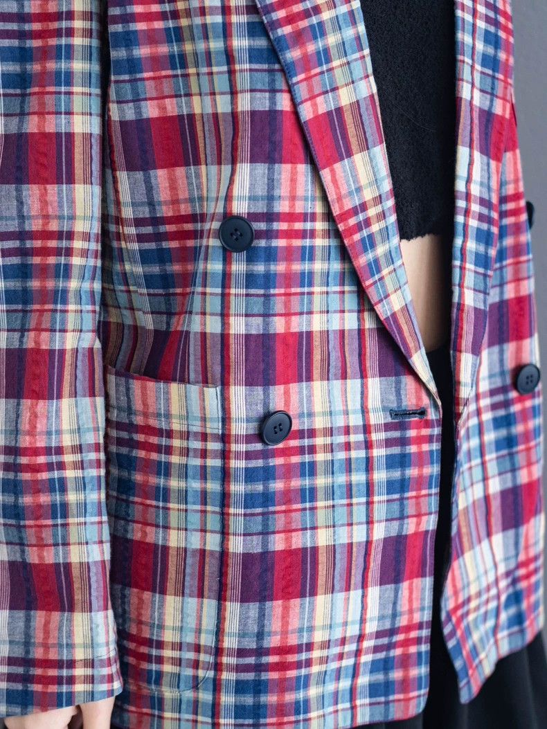 Kenzo KENZO Vintage plaid suit jacket Size M / US 6-8 / IT 42-44 - 6 Thumbnail