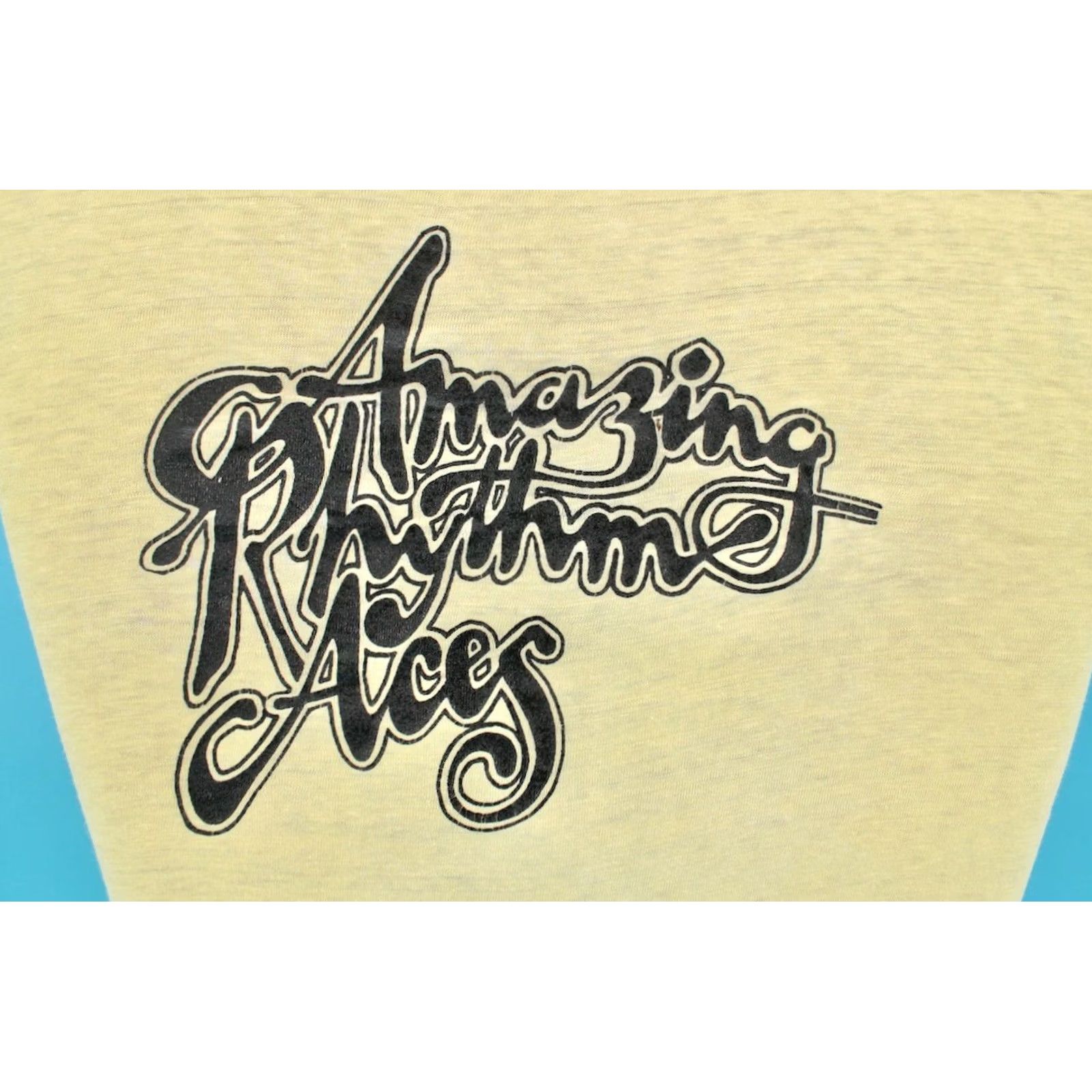 Vintage VTG Mens 70s Amazing Rhythm Aces '78 Tour TShirt XS Band T-shirt On The Road Vintage 70s Graphic Tee Mens XS Yellow Size US XS / EU 42 / 0 - 6 Thumbnail